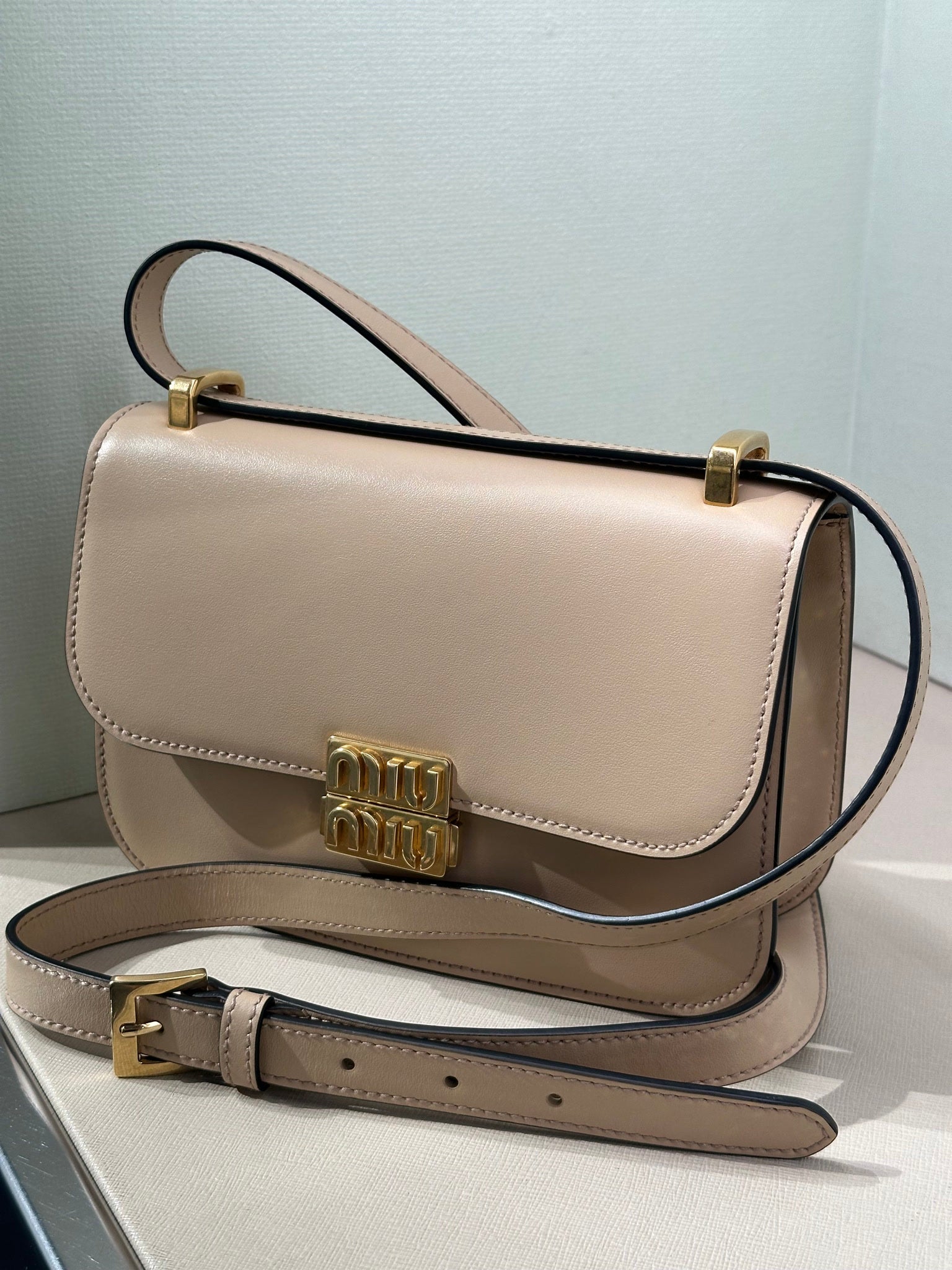 Miu Miu beige bagMiu Miu