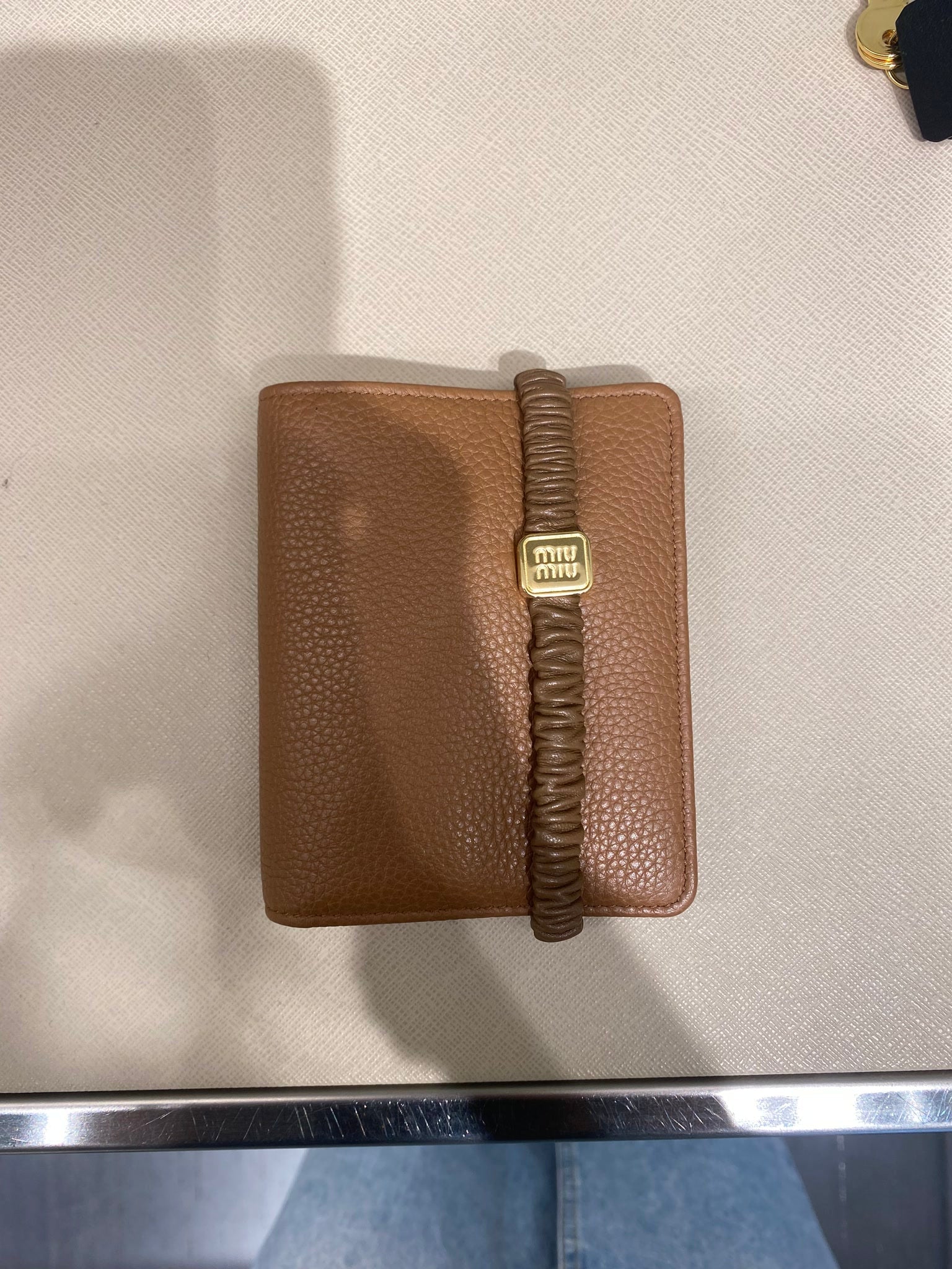 Miu Miu Damska torebka 2CSK F03WA żółtaMiu Miu