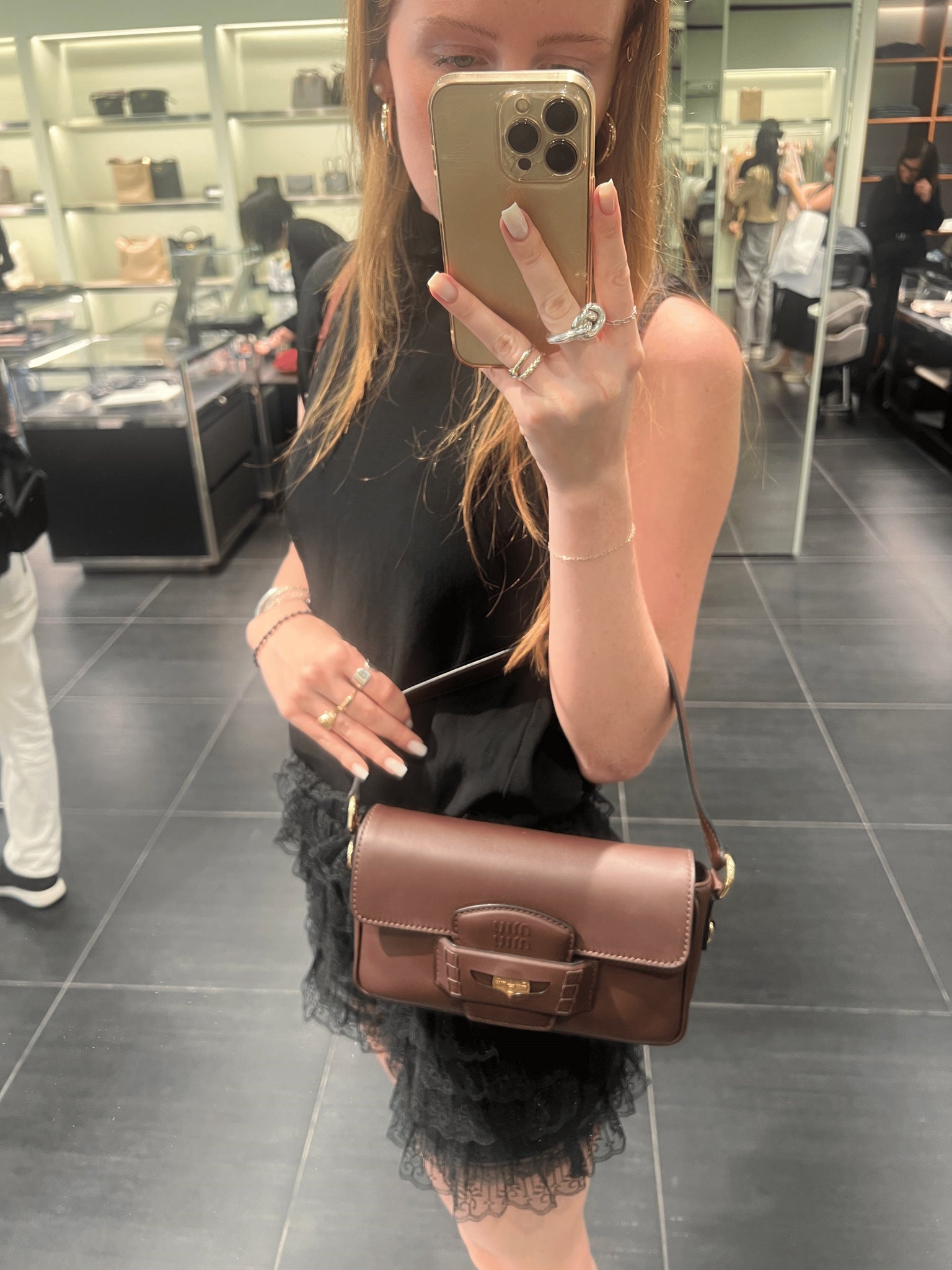 Miu Miu Damska torebka ACRM FONBLMiu Miu