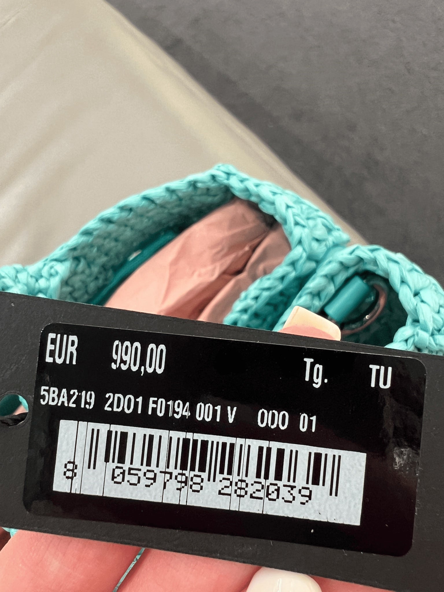 Miu Miu Damska torebka na ramię turkusowaMiu Miu
