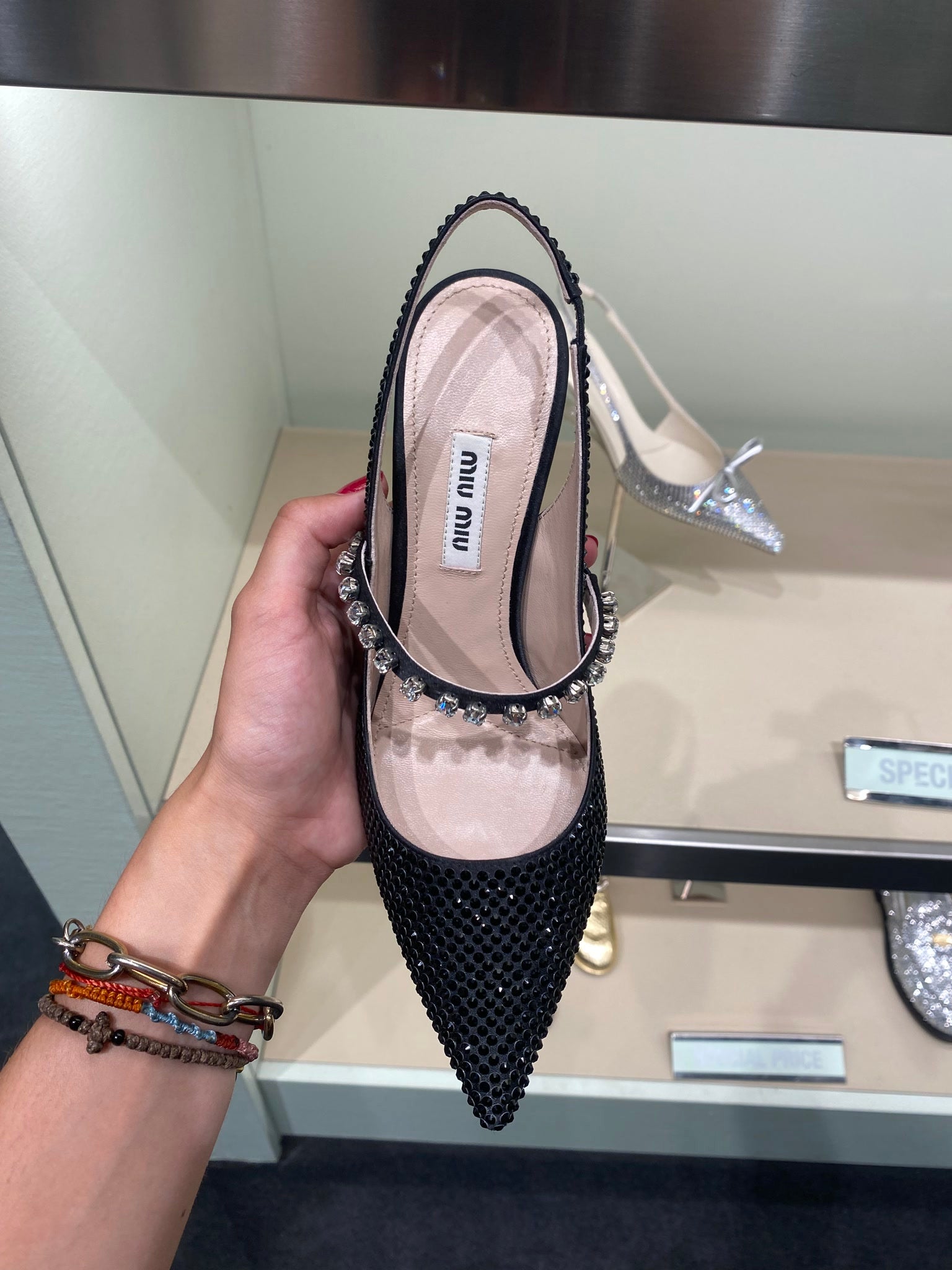Miu Miu Damskie szpilki czarneMiu Miu