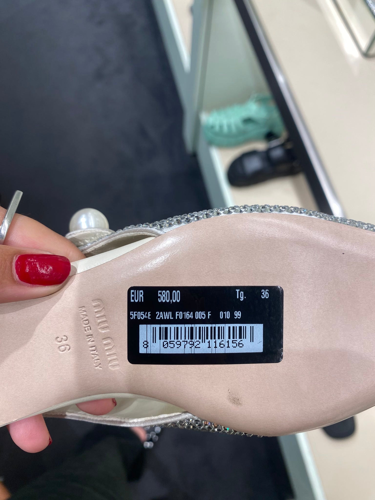 Miu Miu Damskie szpilki srebrneMiu Miu