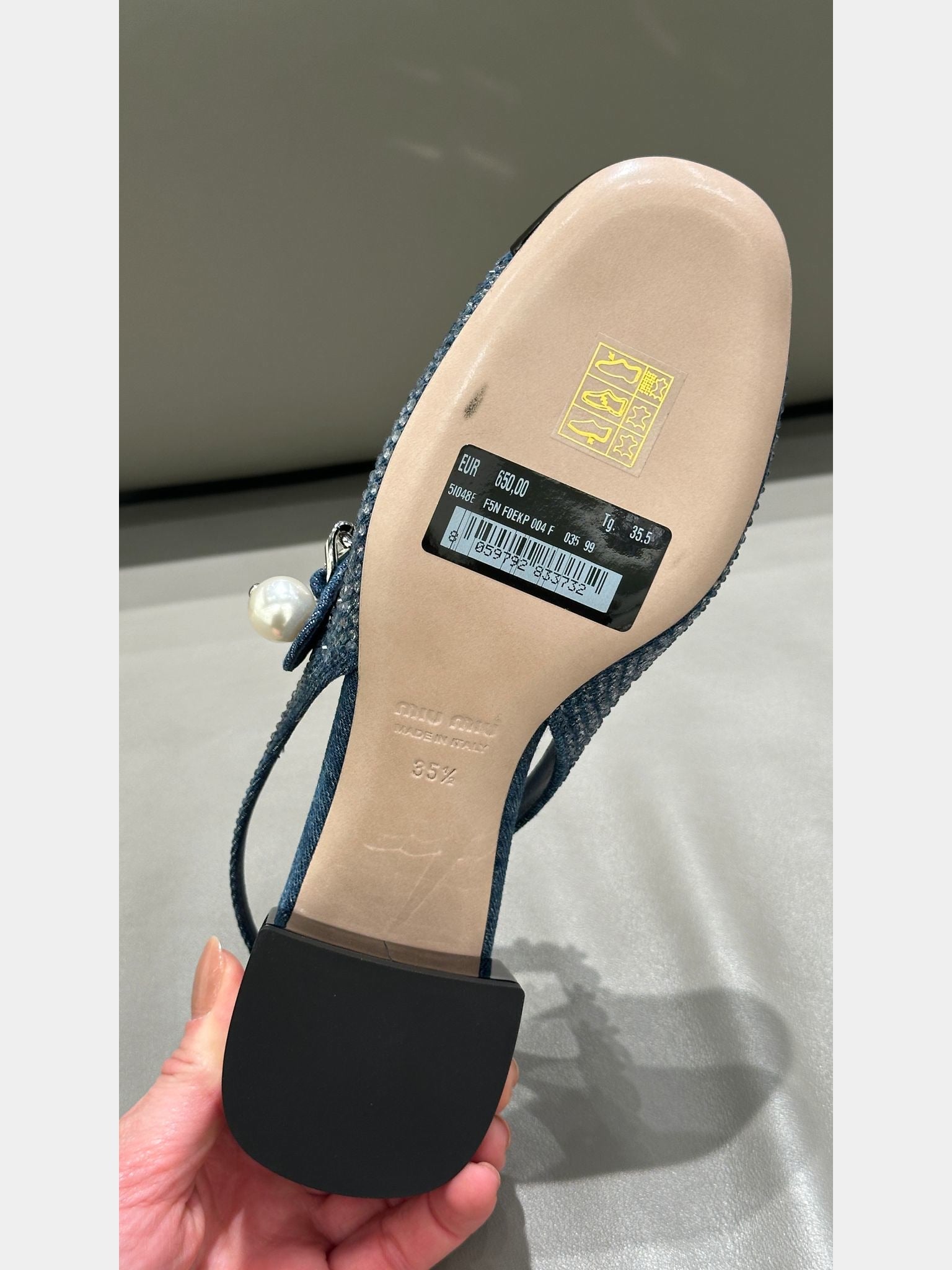 Miu Miu Embellished Slingback ShoesMiu Miu