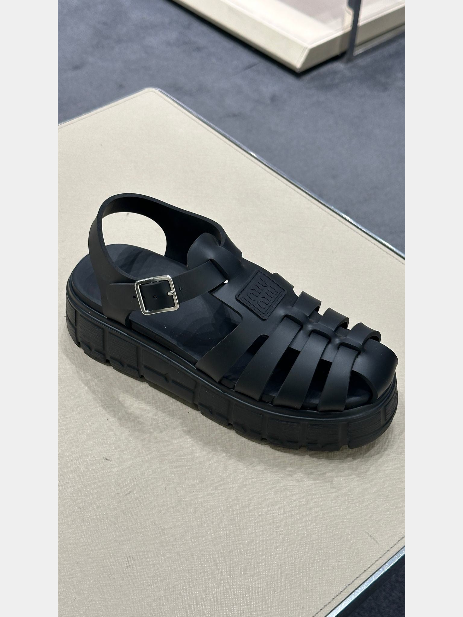Miu Miu Sandals blackMiu Miu