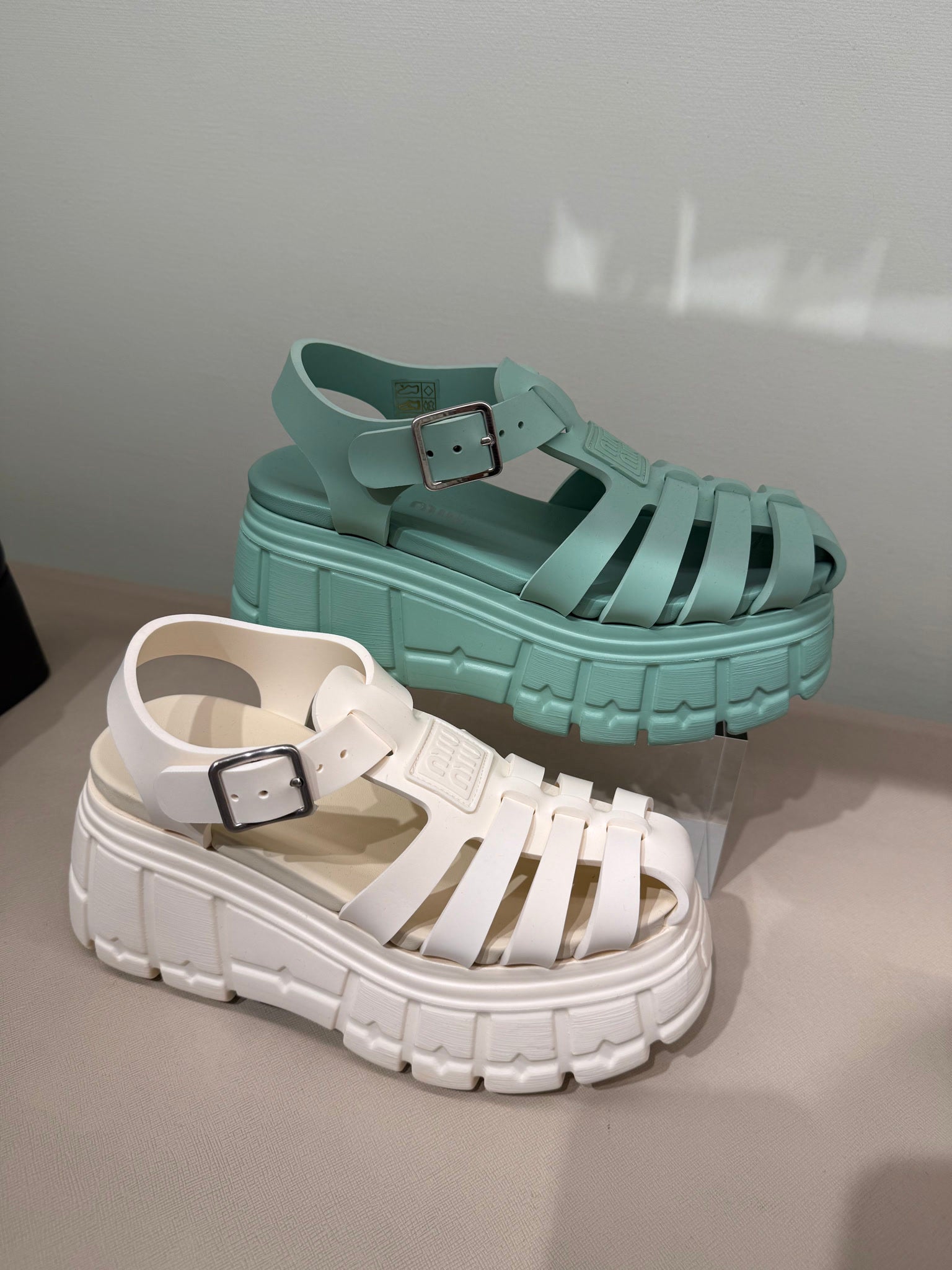 Miu Miu Sandals EcruMiu Miu