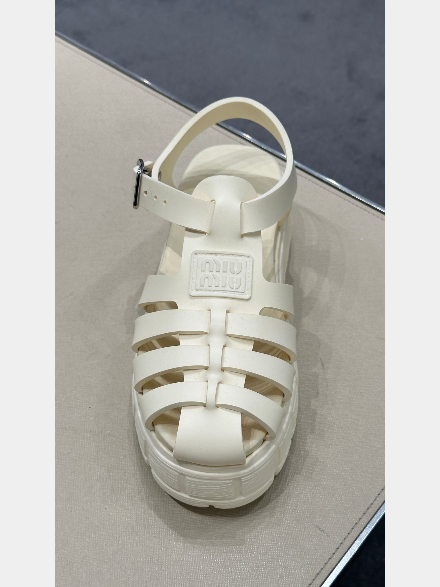 Miu Miu Sandals whiteMiu Miu