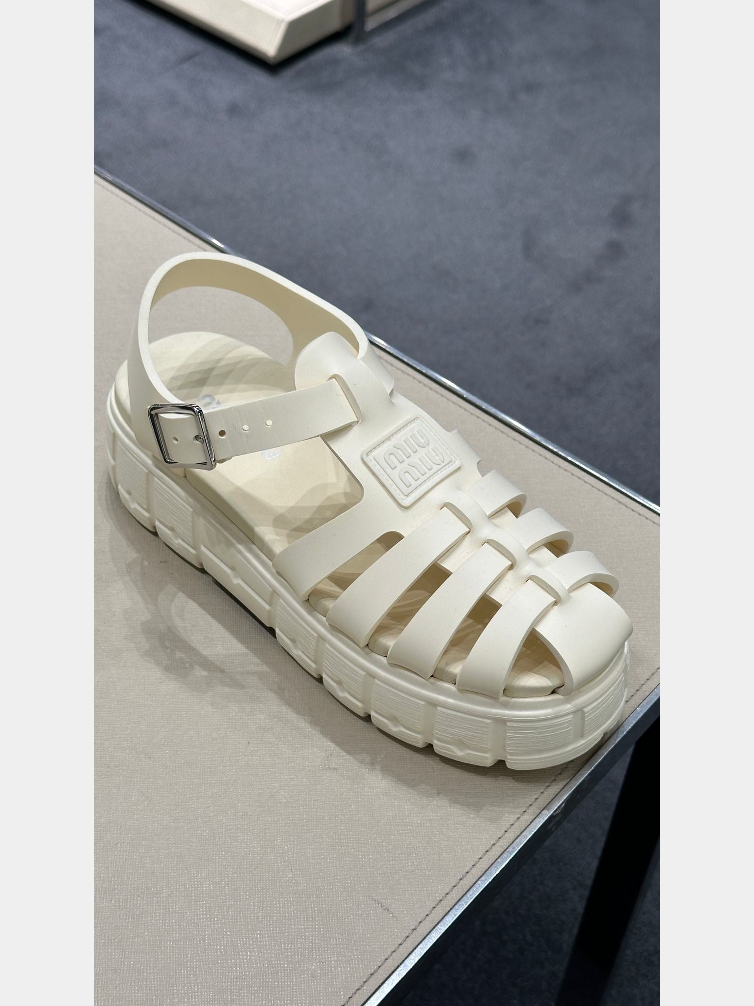 Miu Miu Sandals whiteMiu Miu