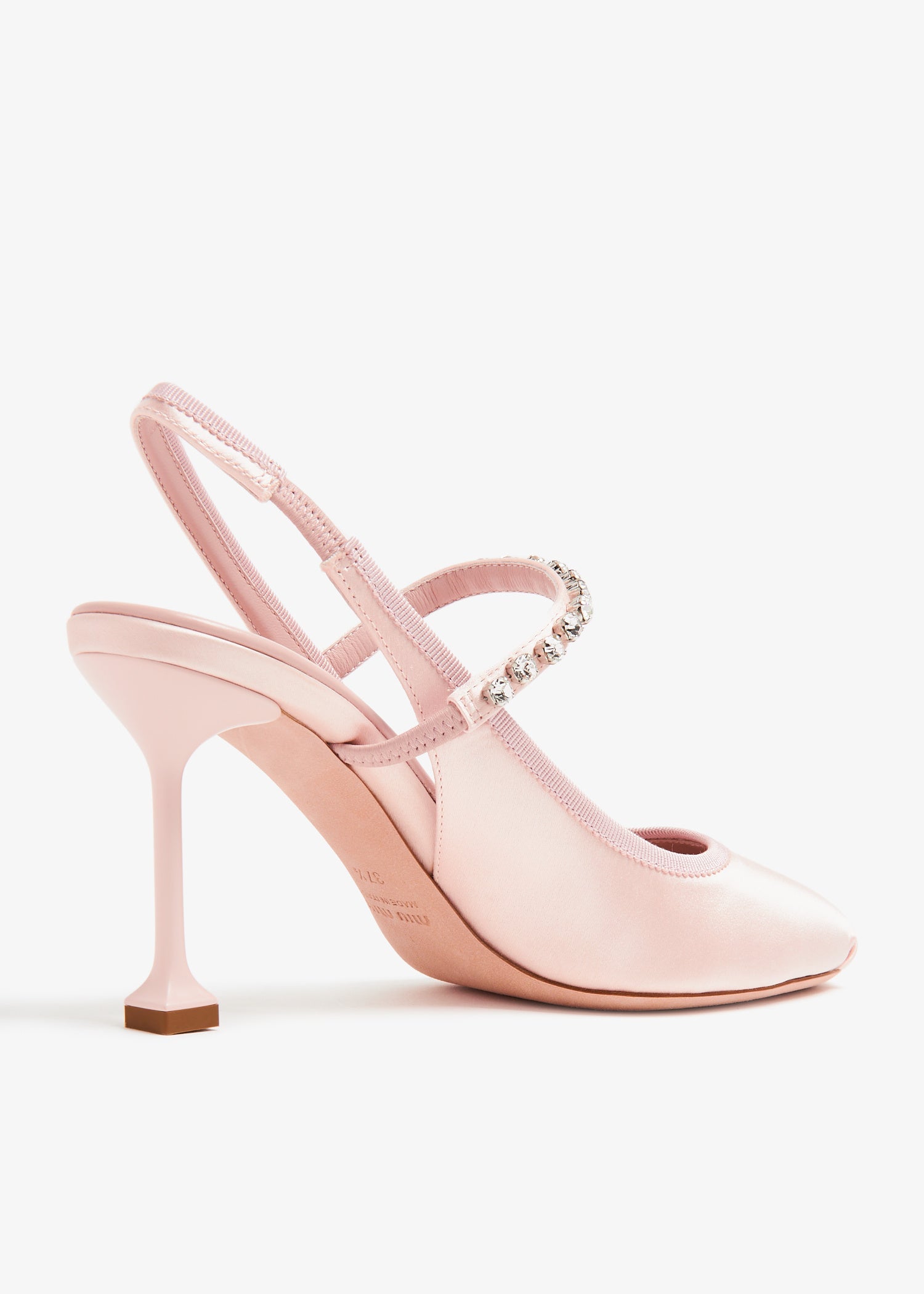 Miu Miu Satin slingback pumps pinkMiu Miu