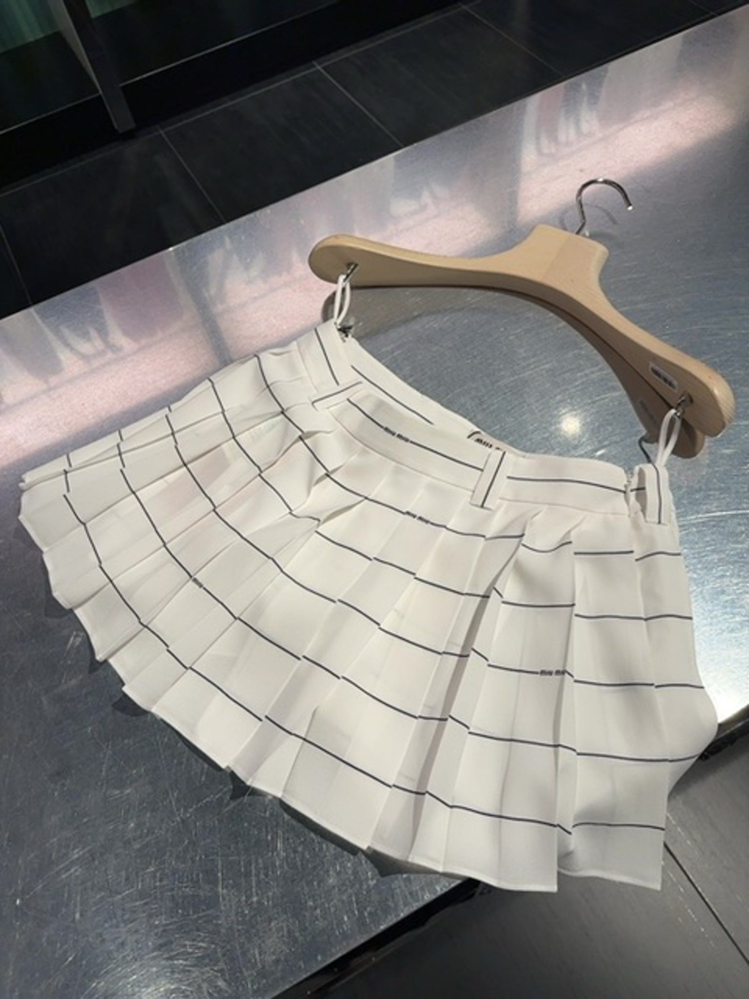 Miu Miu Striped SkirtMiu Miu
