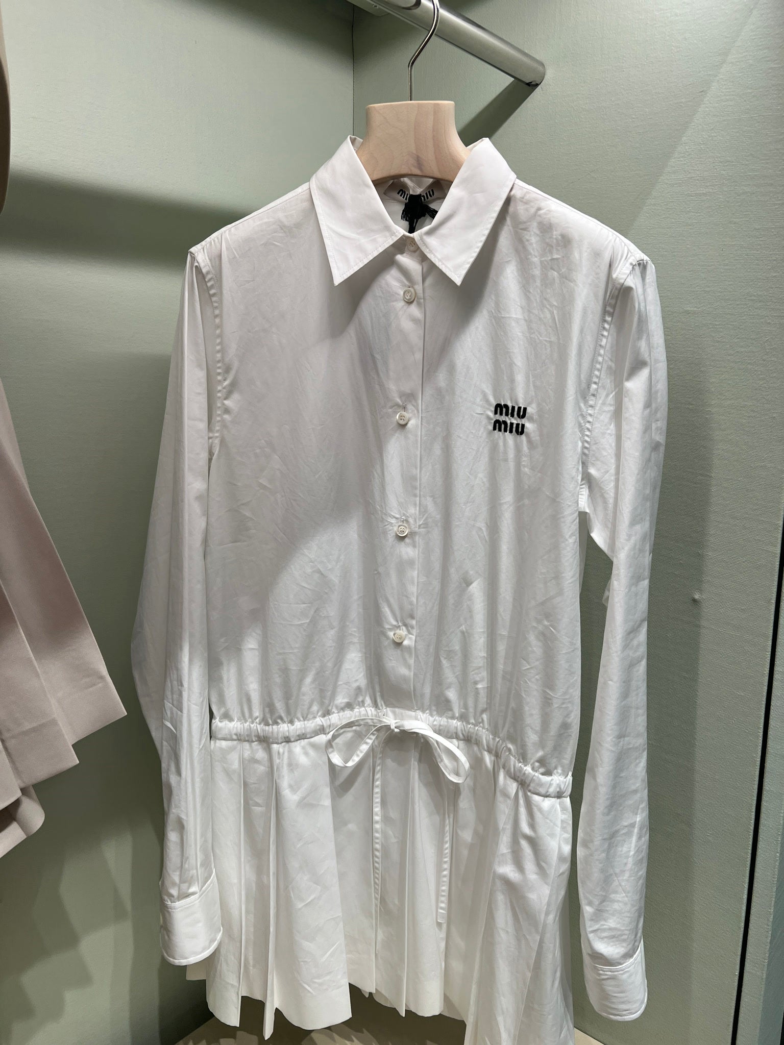 Miu Miu White Shirt dressMiu Miu