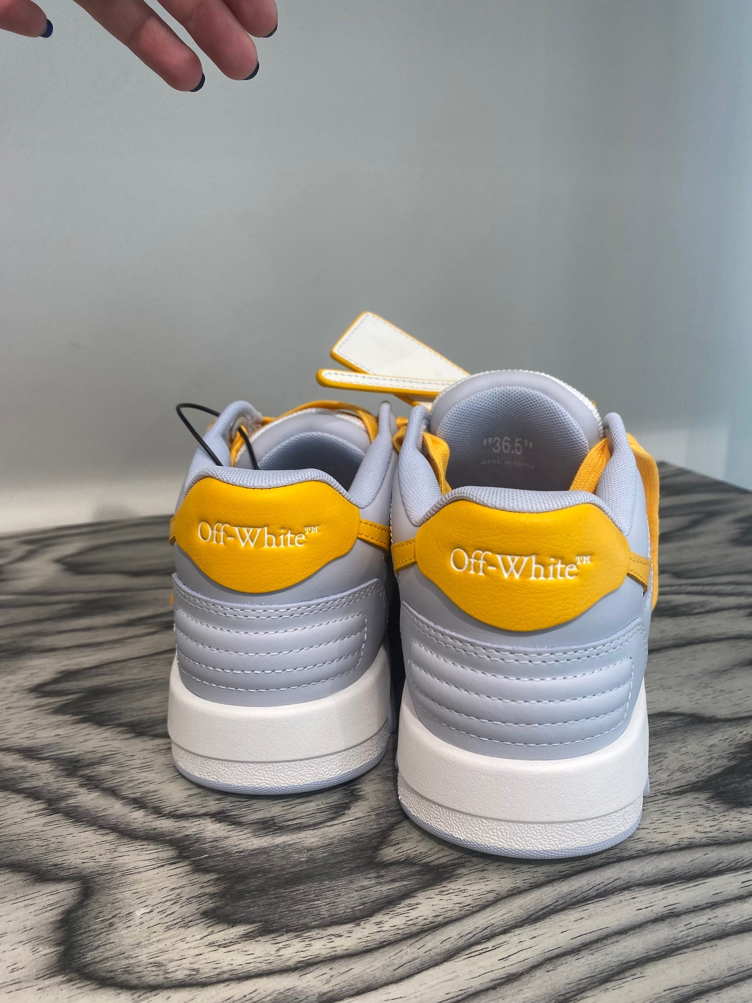 Off - White Damskie sneakersy Light Blue YellowOff - white