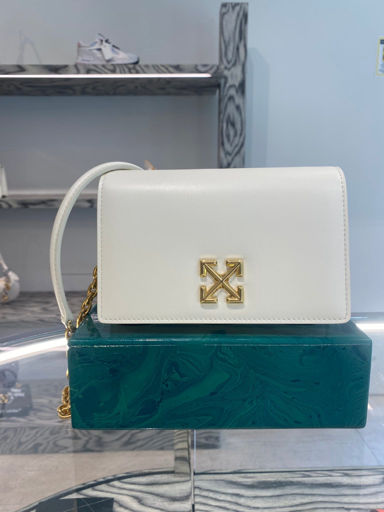 Off - White Jitney 0.5 Torba na ramię białaOff - white