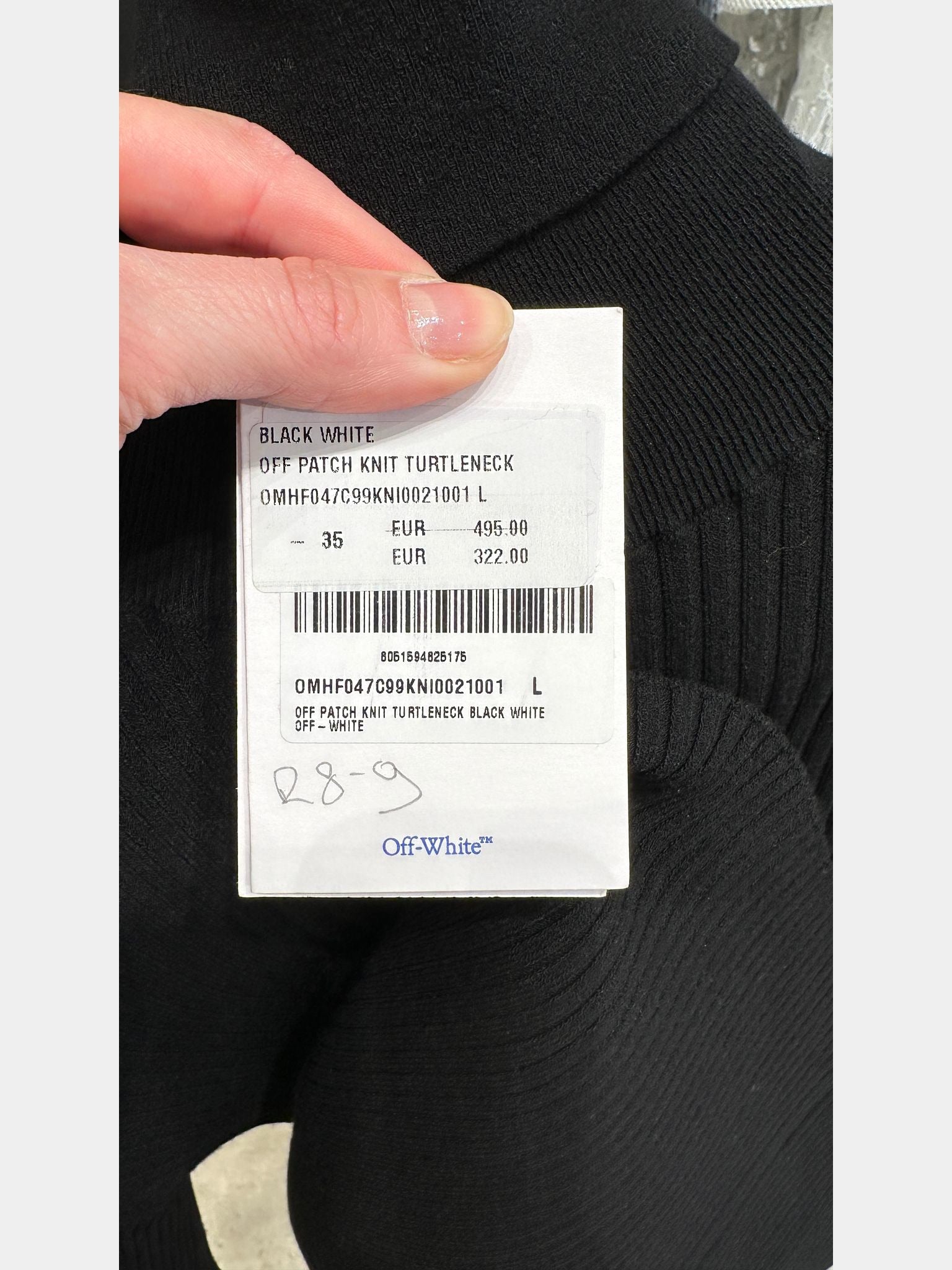 Off - White Off Patch Knit TurtleneckOff - White