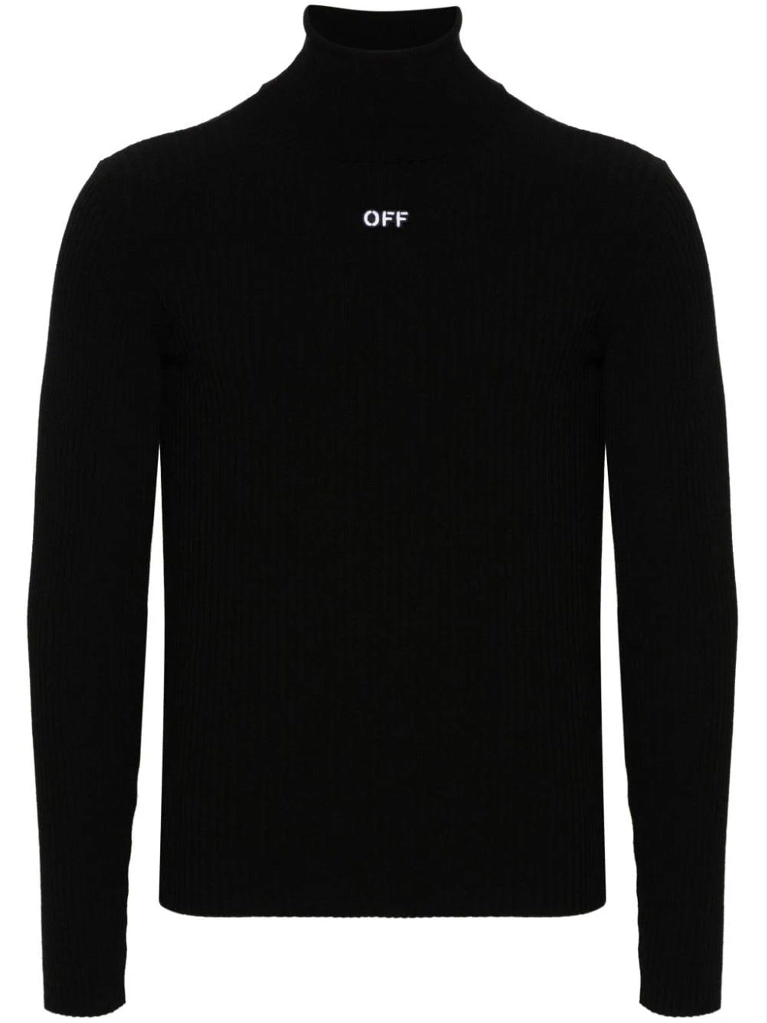 Off - White Off Patch Knit TurtleneckOff - White