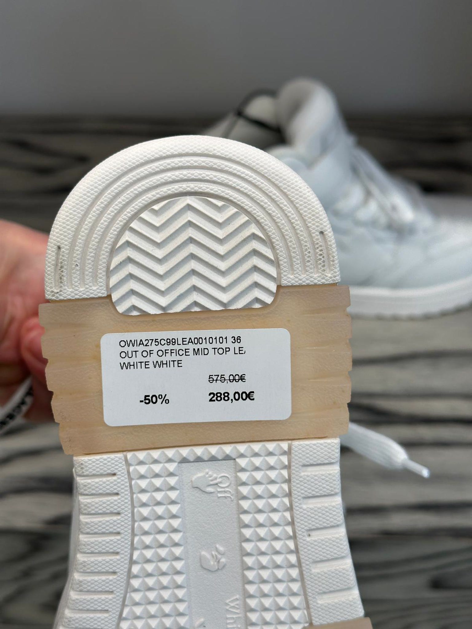 Off - White Out Of Office Mid Top LE WhiteOff - White