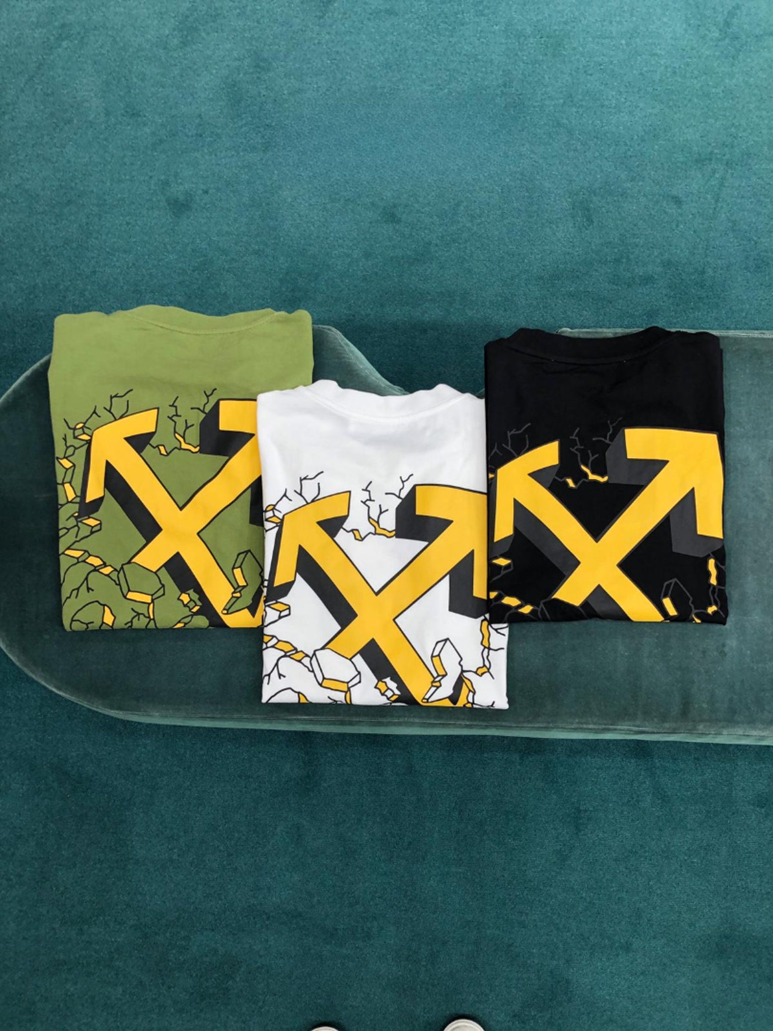 Off - White T-Shirt GreenOff - White