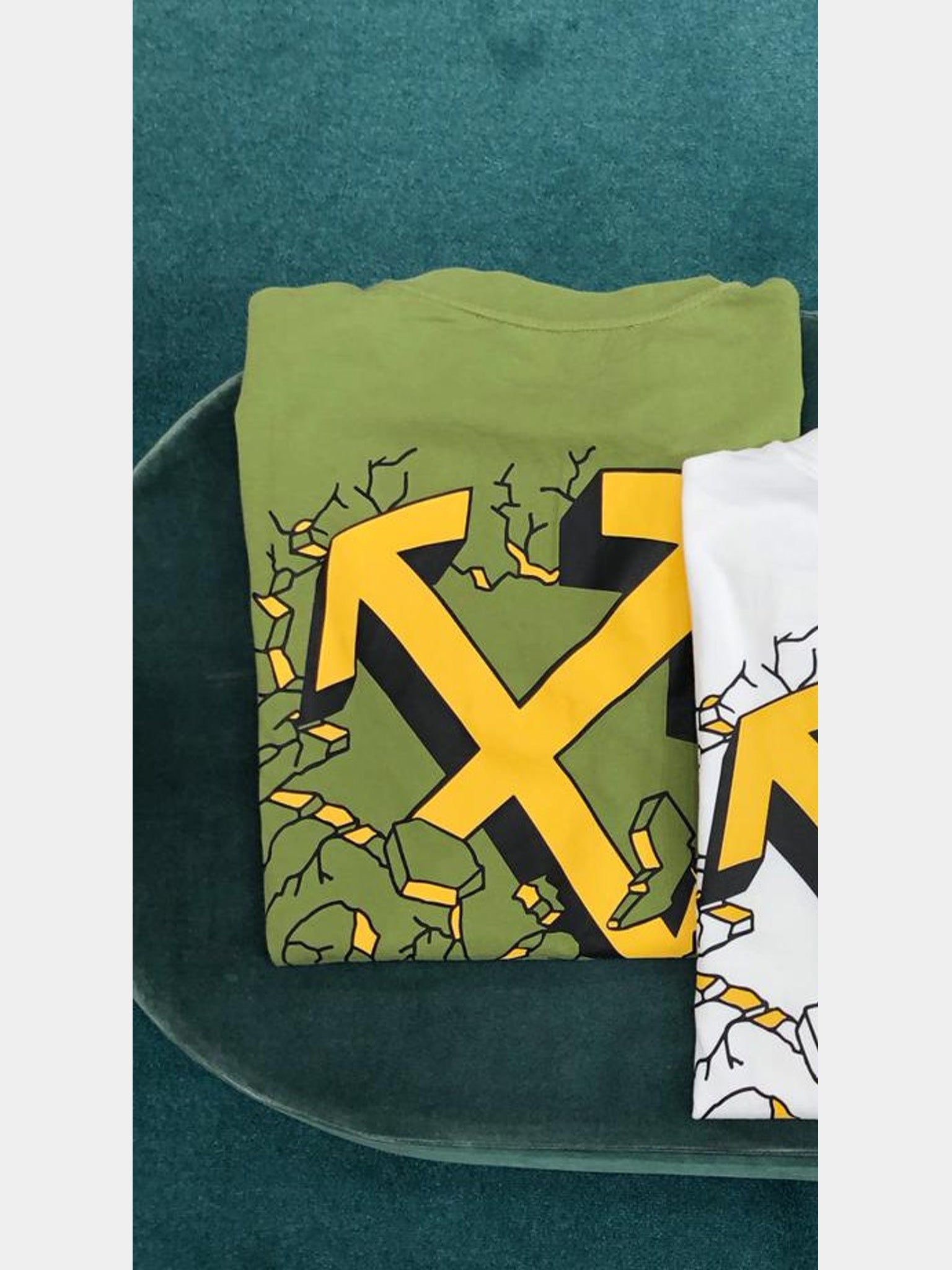 Off - White T-Shirt GreenOff - White