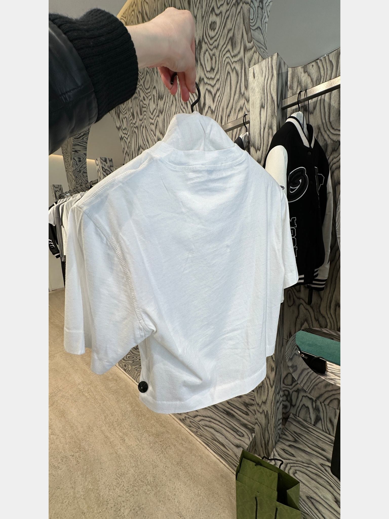 Off - White Thick Need Space Crop TeeOff - White