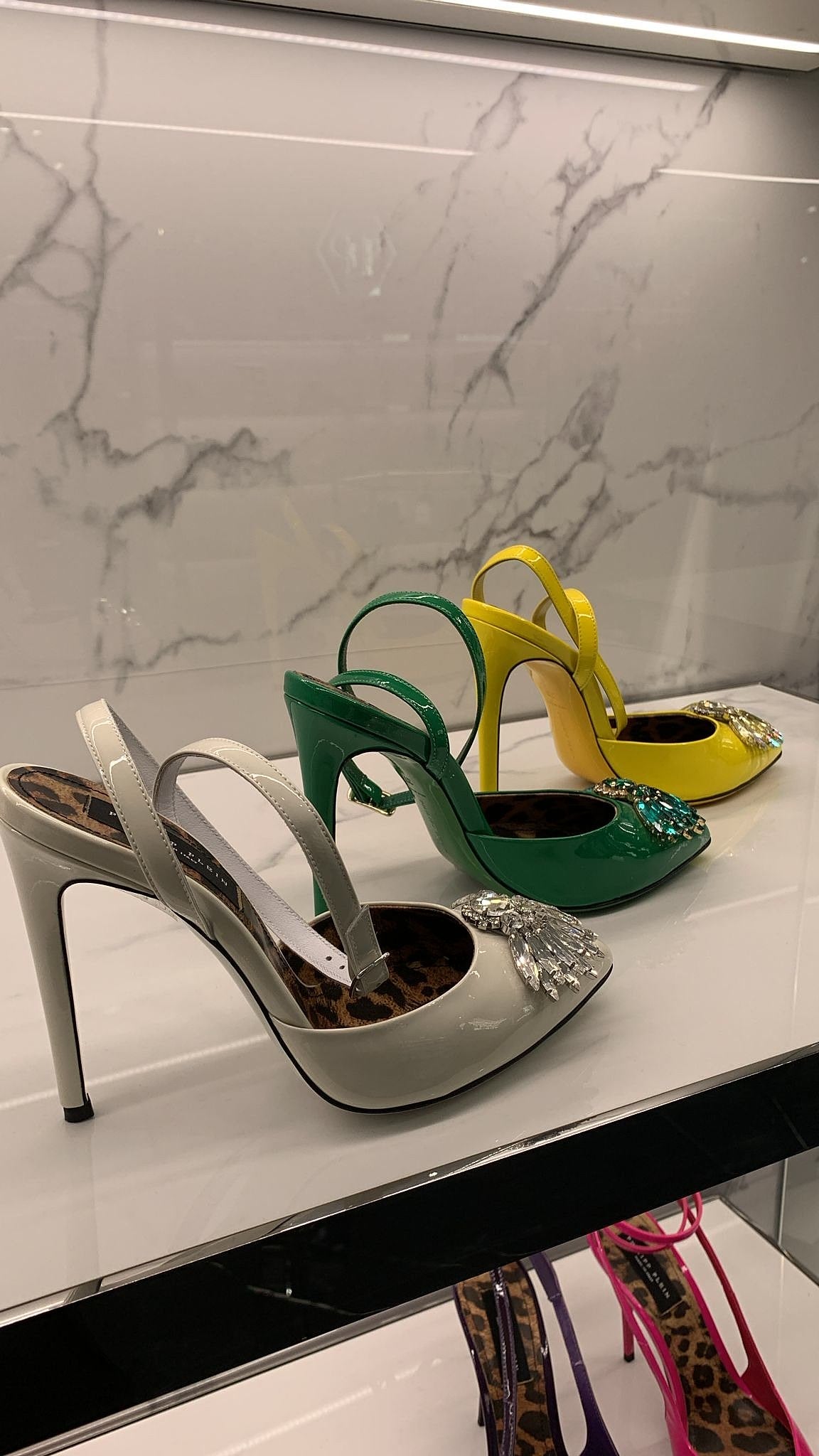 Philipp Plein Broche Slingback WhitePhilipp Plein