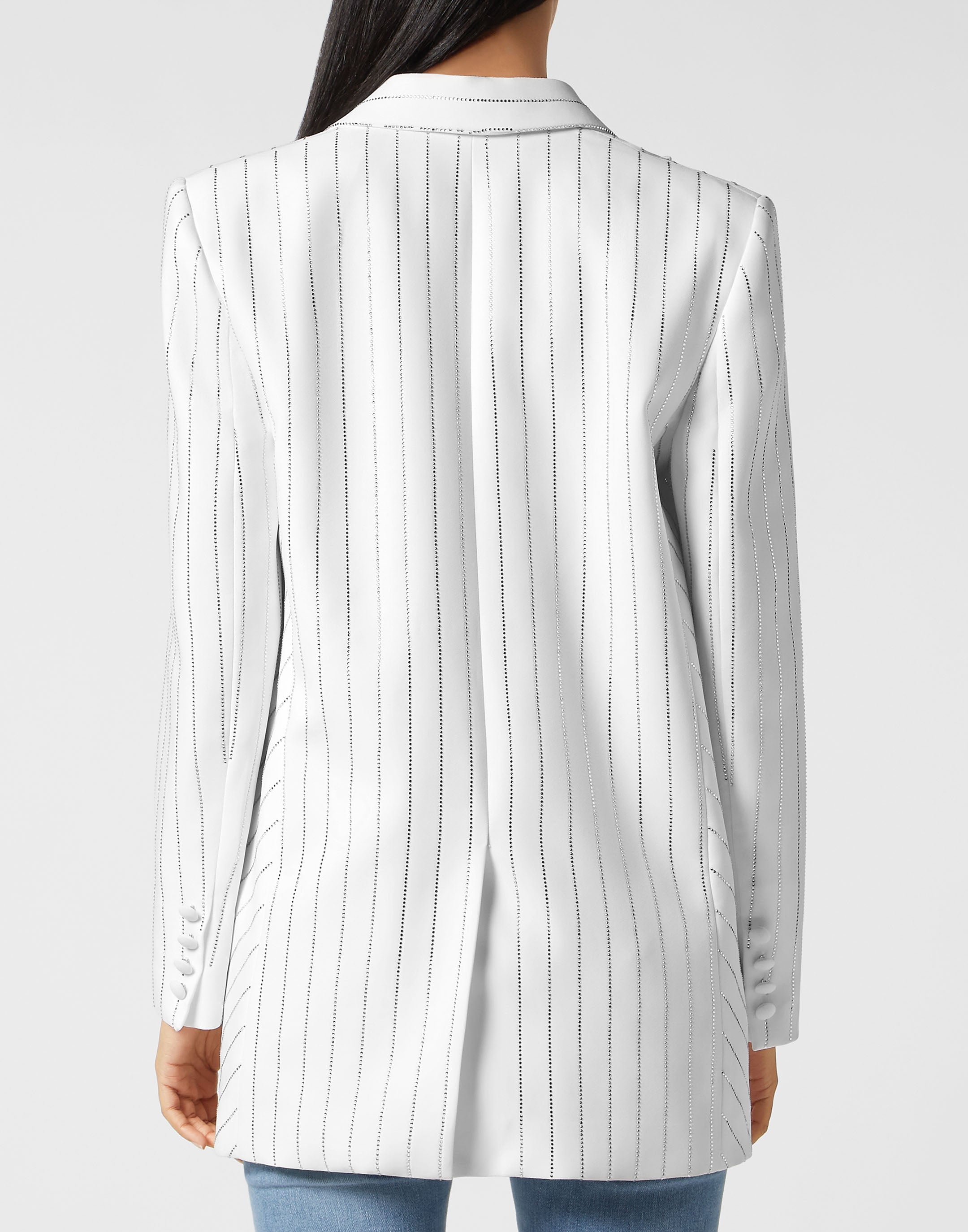 Philipp Plein Cady Blazer Crystal PinstripePhilipp Plein