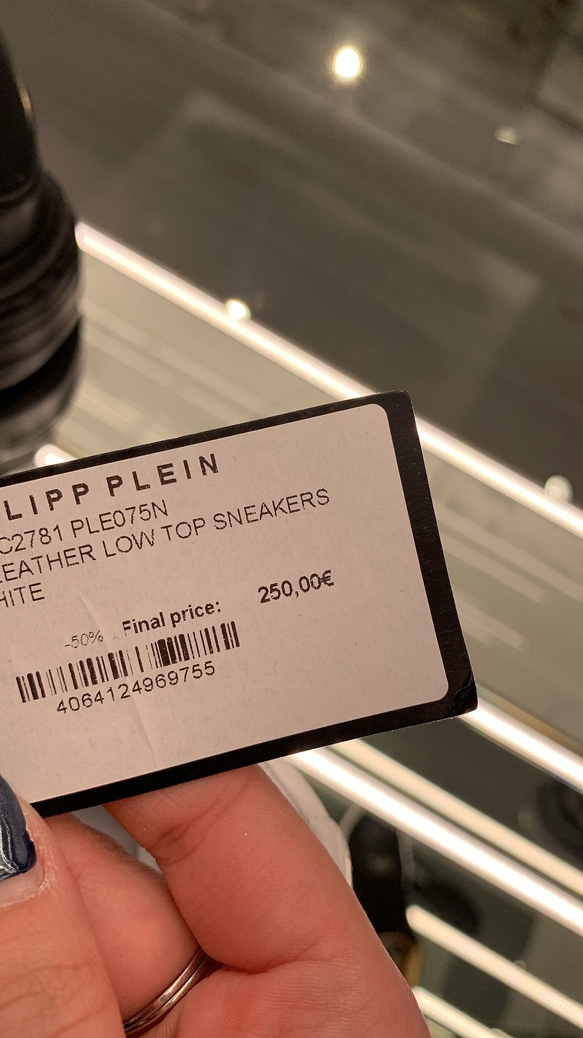Philipp Plein Leather Low Top SneakersPhilipp Plein