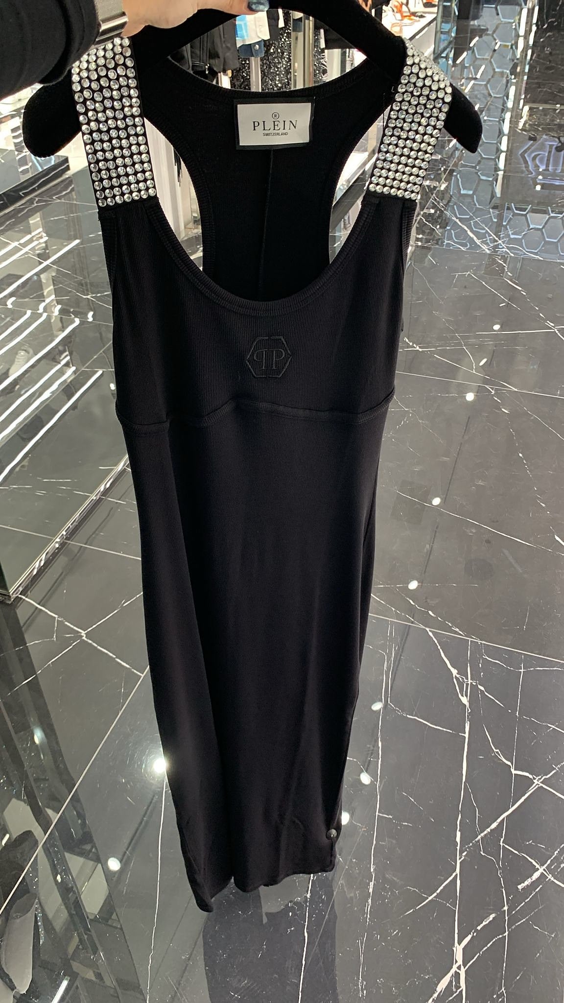Philipp Plein Long Black DressPhilipp Plein