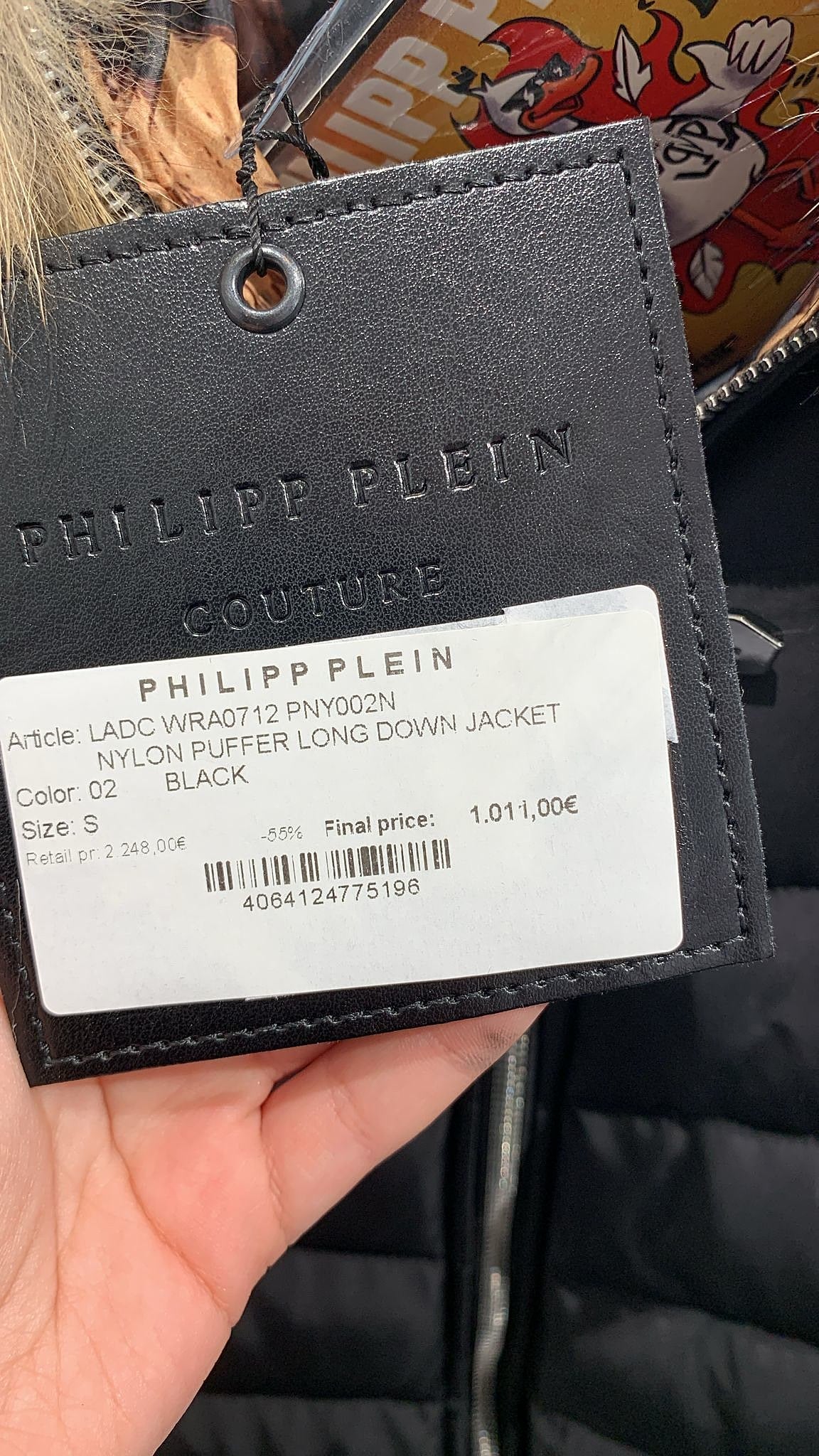 Philipp Plein Nylon Puffer Long Down JacketPhilipp Plein