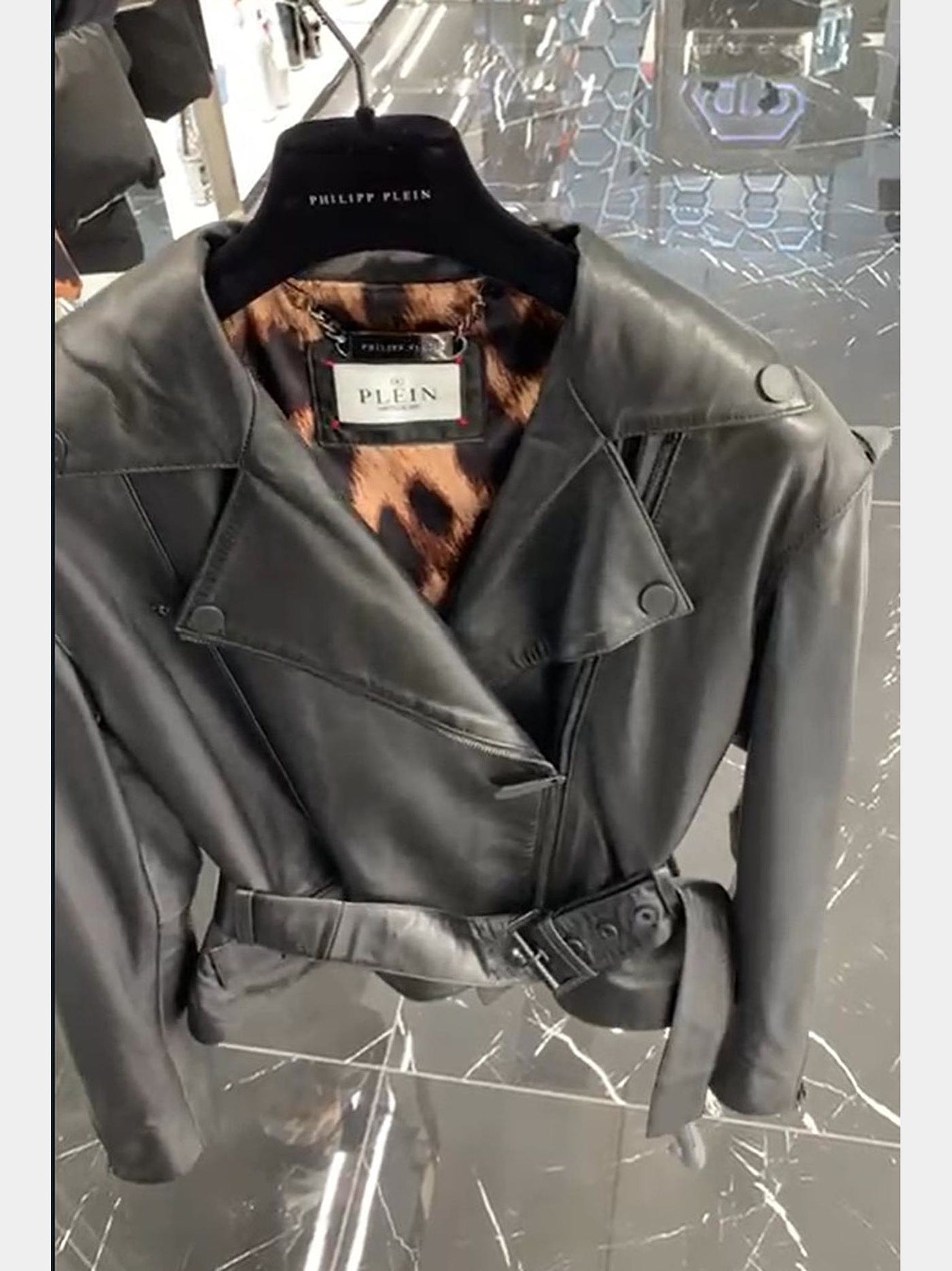 Philipp Plein Oversize Leather JacketPhilipp Plein