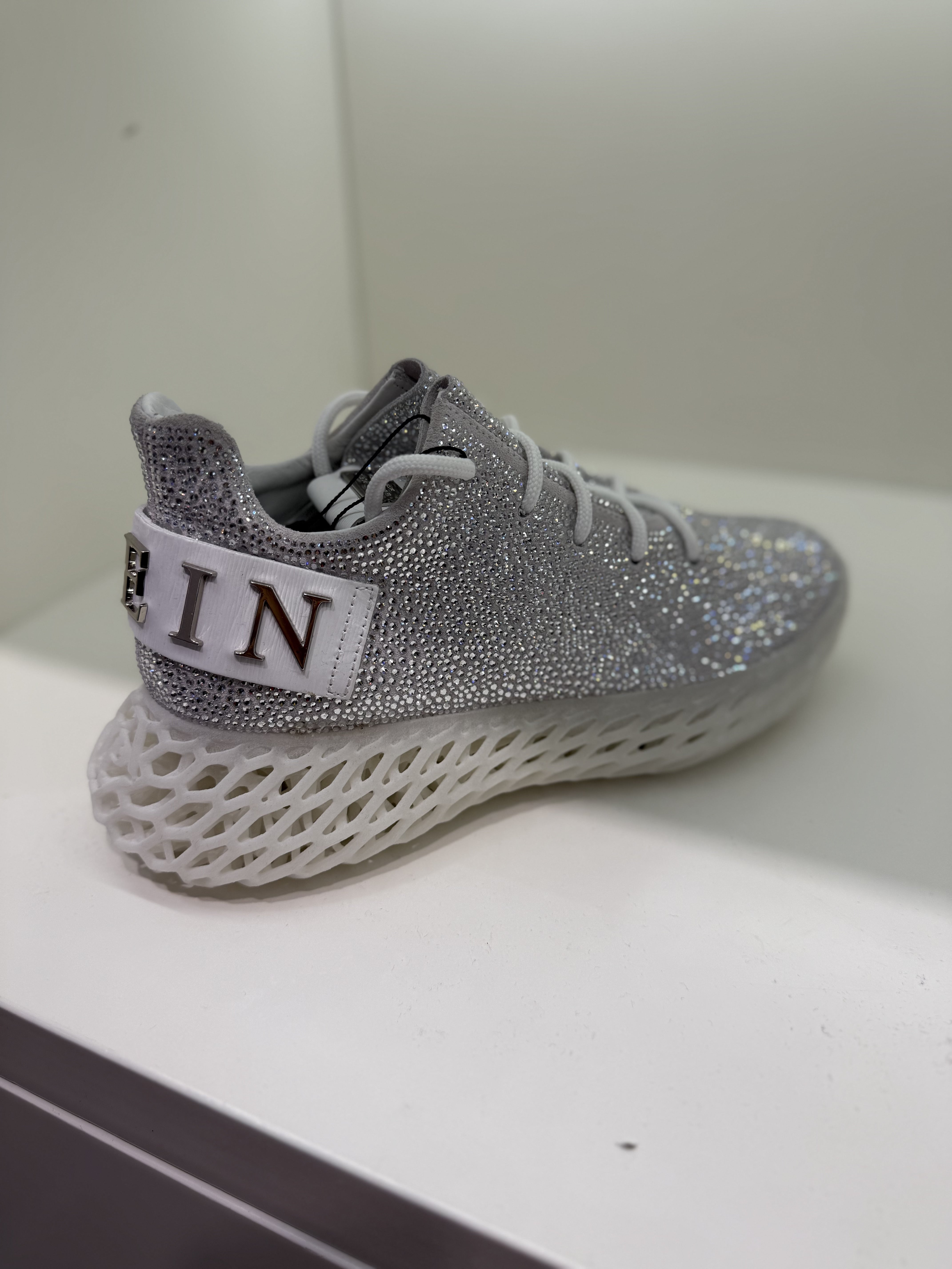 Philipp Plein Runner Sneakers Skeleton Suede CrystalPhilipp Plein