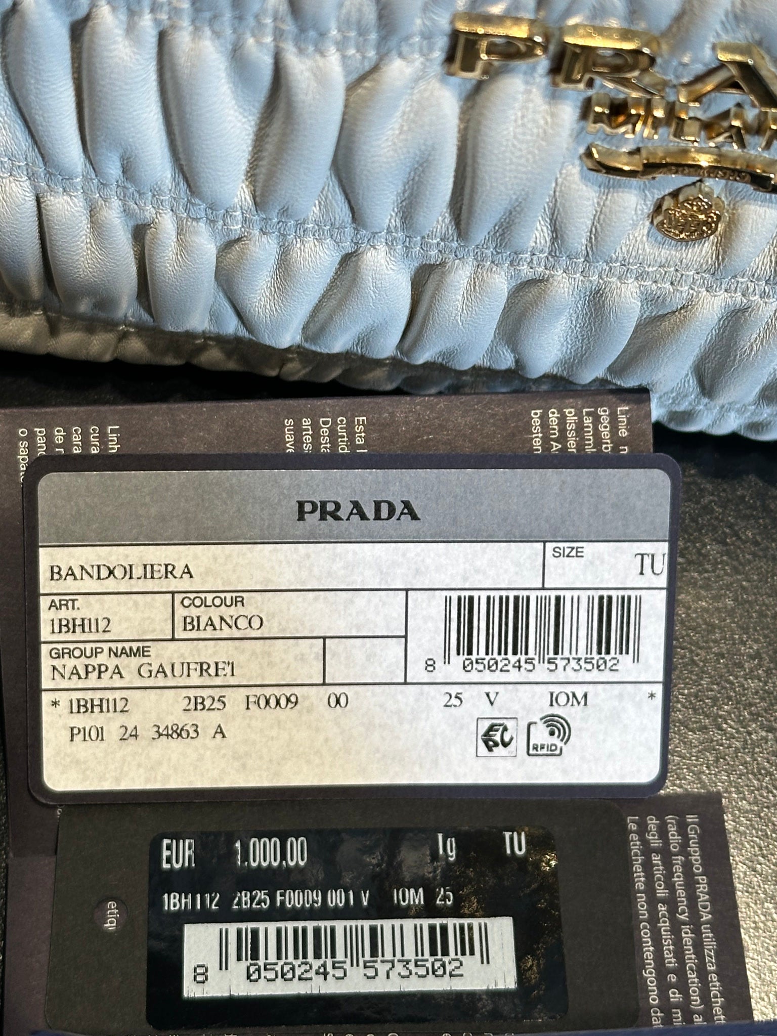 Prada Bandoliera BiancoPrada