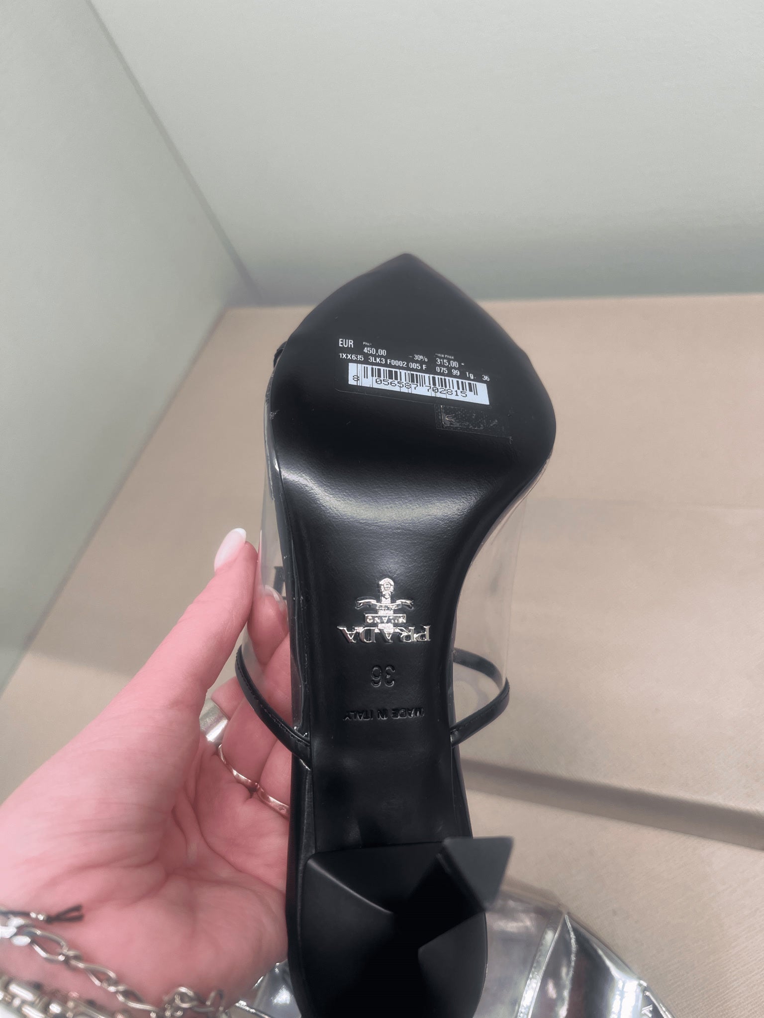 Prada Buty Damskie Czarne 36Prada