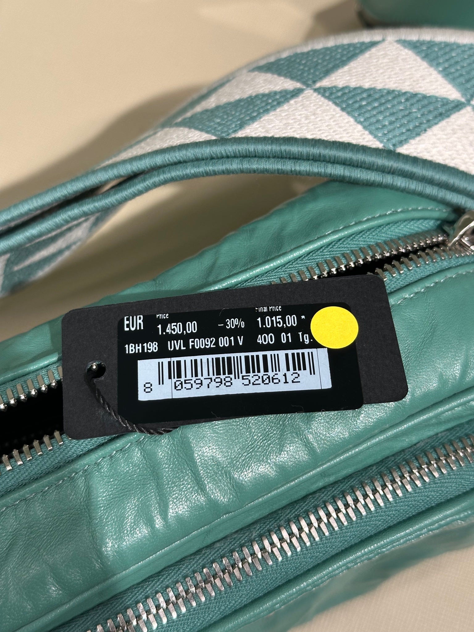 Prada Crossbody Bag TurquoisePrada