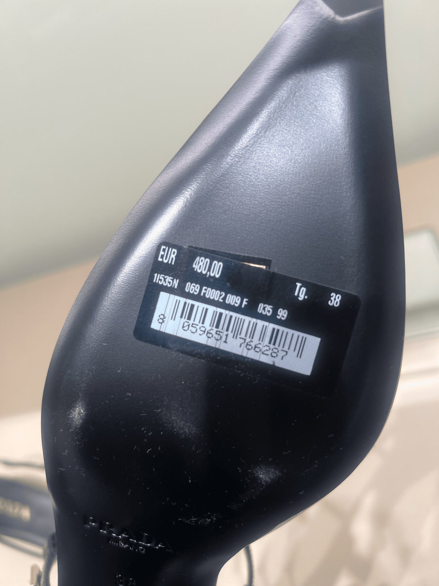 Prada Czarne Damskie Szpilki 11535NPrada