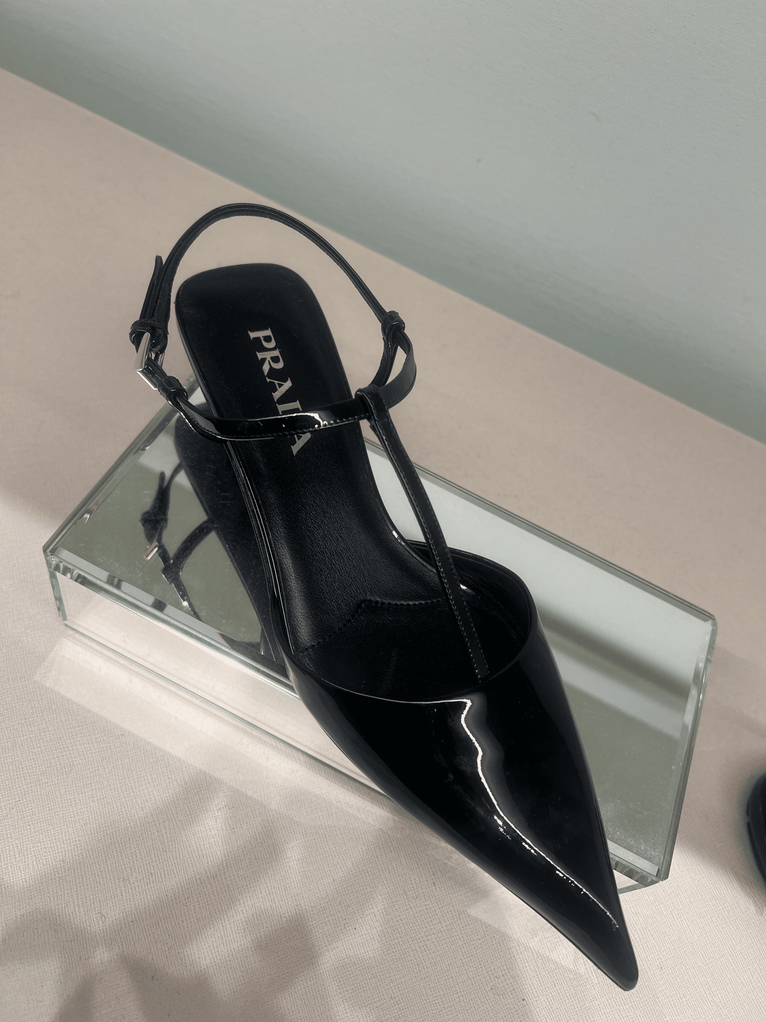 Prada Czarne Damskie Szpilki 11535NPrada