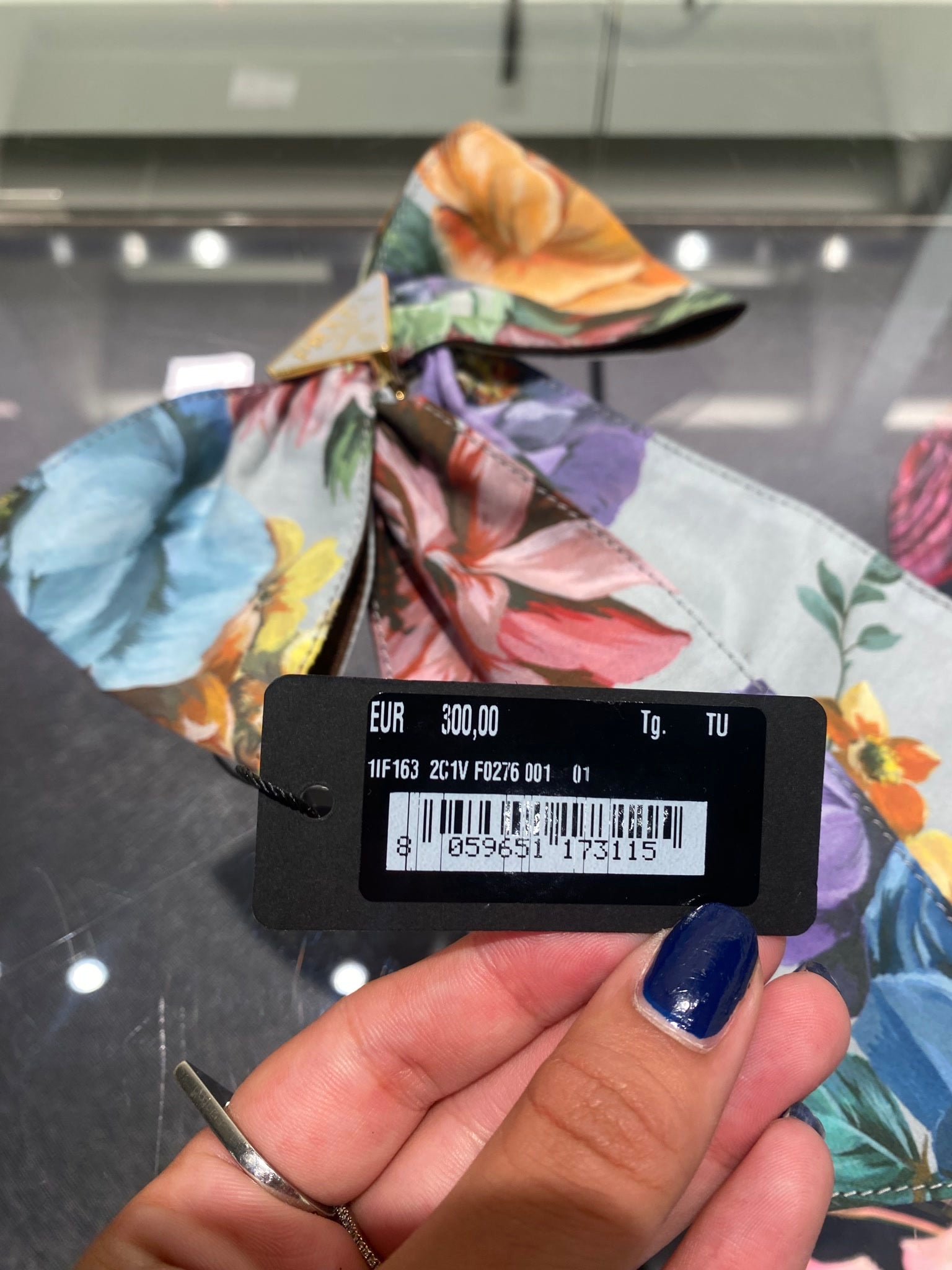 Prada Damska apaszka w kwiatyPrada