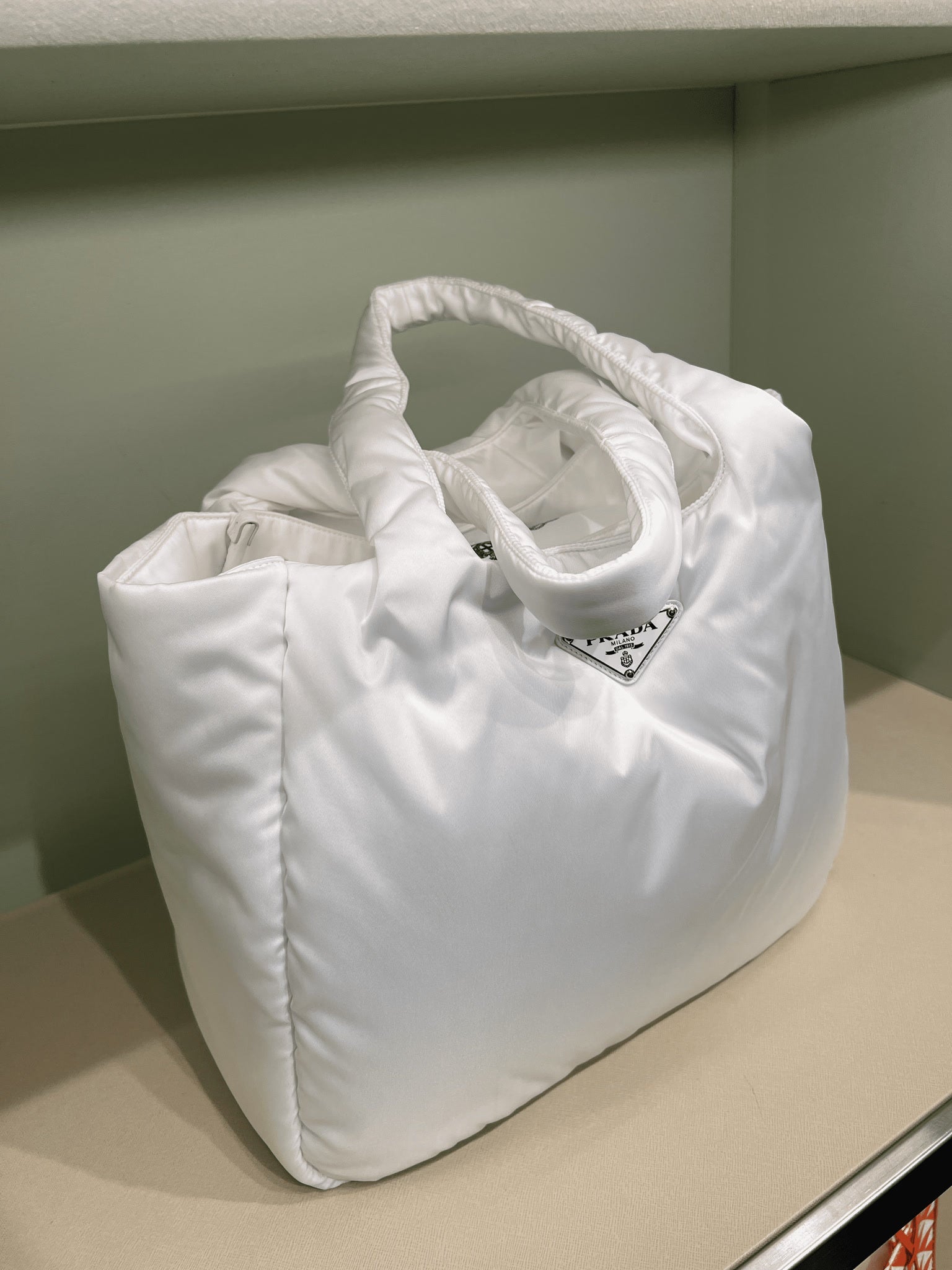 Prada Damska torba biała RCCJPrada