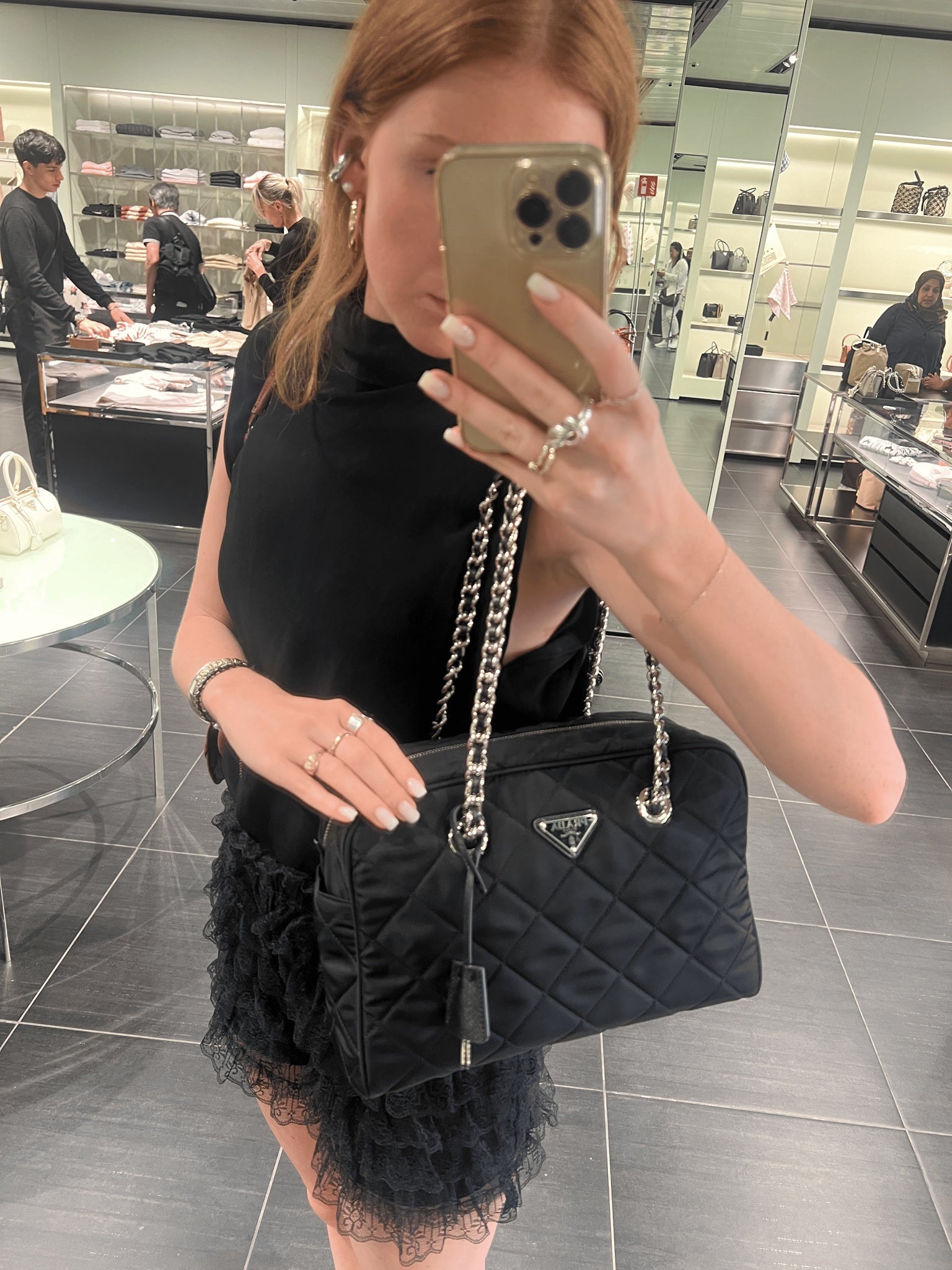 Prada Damska torebka czarnaPrada