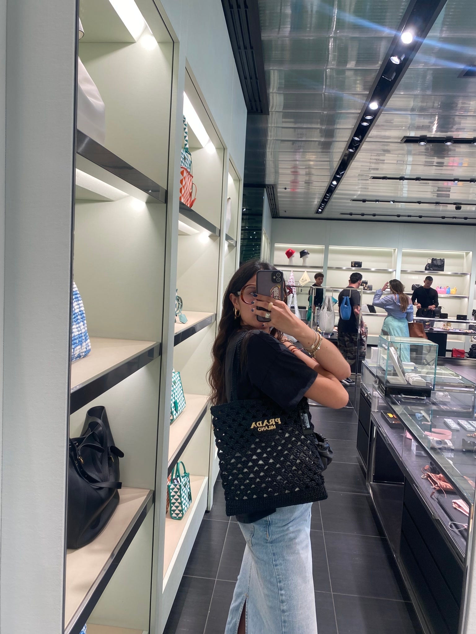 Prada Damska torebka czarnaPrada