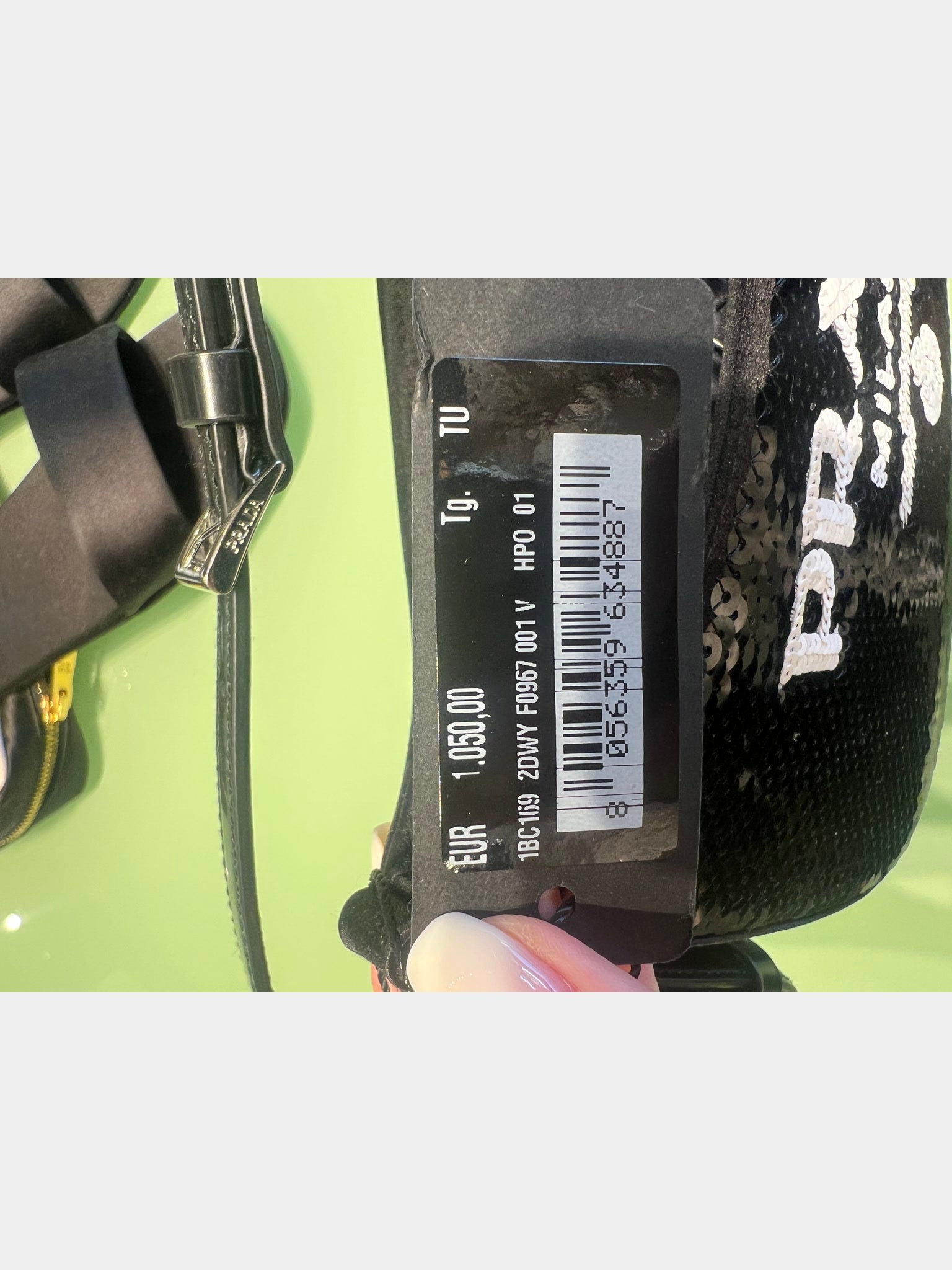 Prada Damska torebka na ramię 20WVY F0967 czarnaPrada