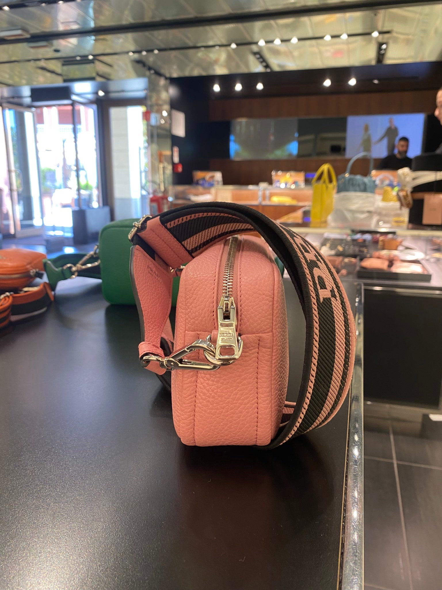 Prada Damska torebka na ramię różowaPrada