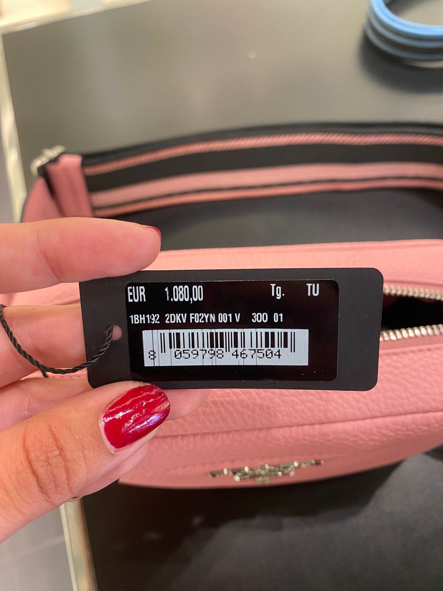 Prada Damska torebka na ramię różowaPrada