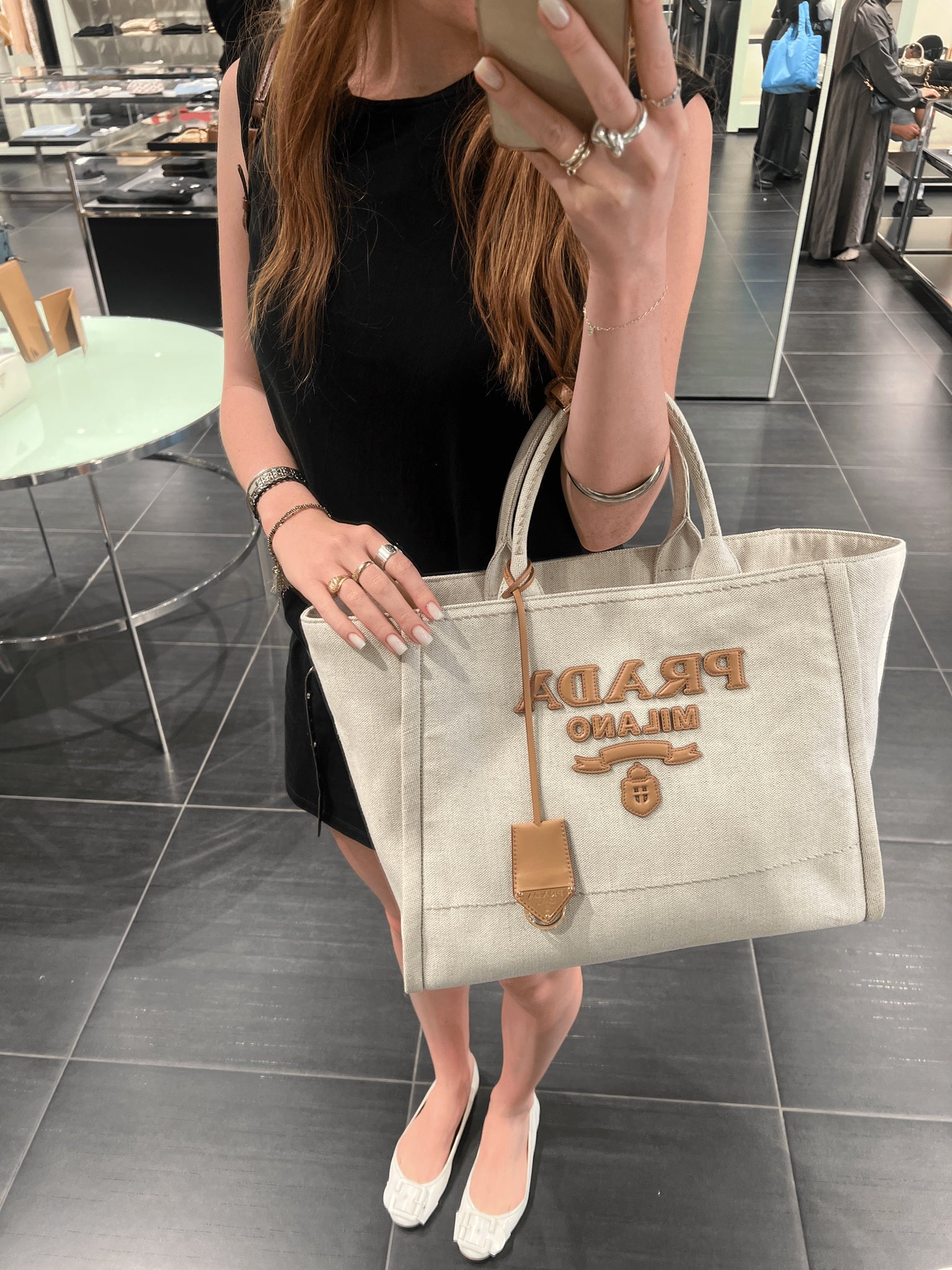 Prada Damska torebka TU 2DLI F0018 001 VPrada