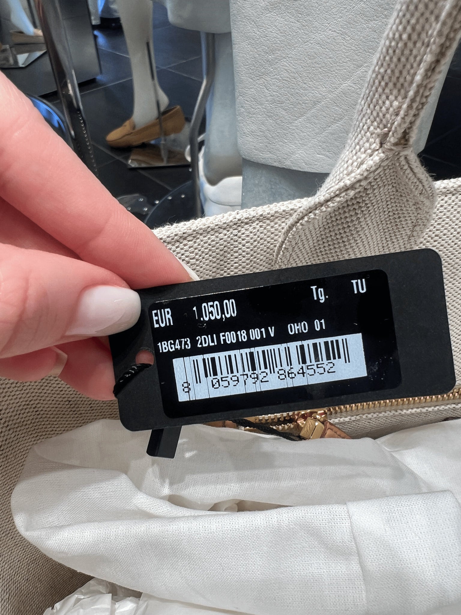 Prada Damska torebka TU 2DLI F0018 001 VPrada