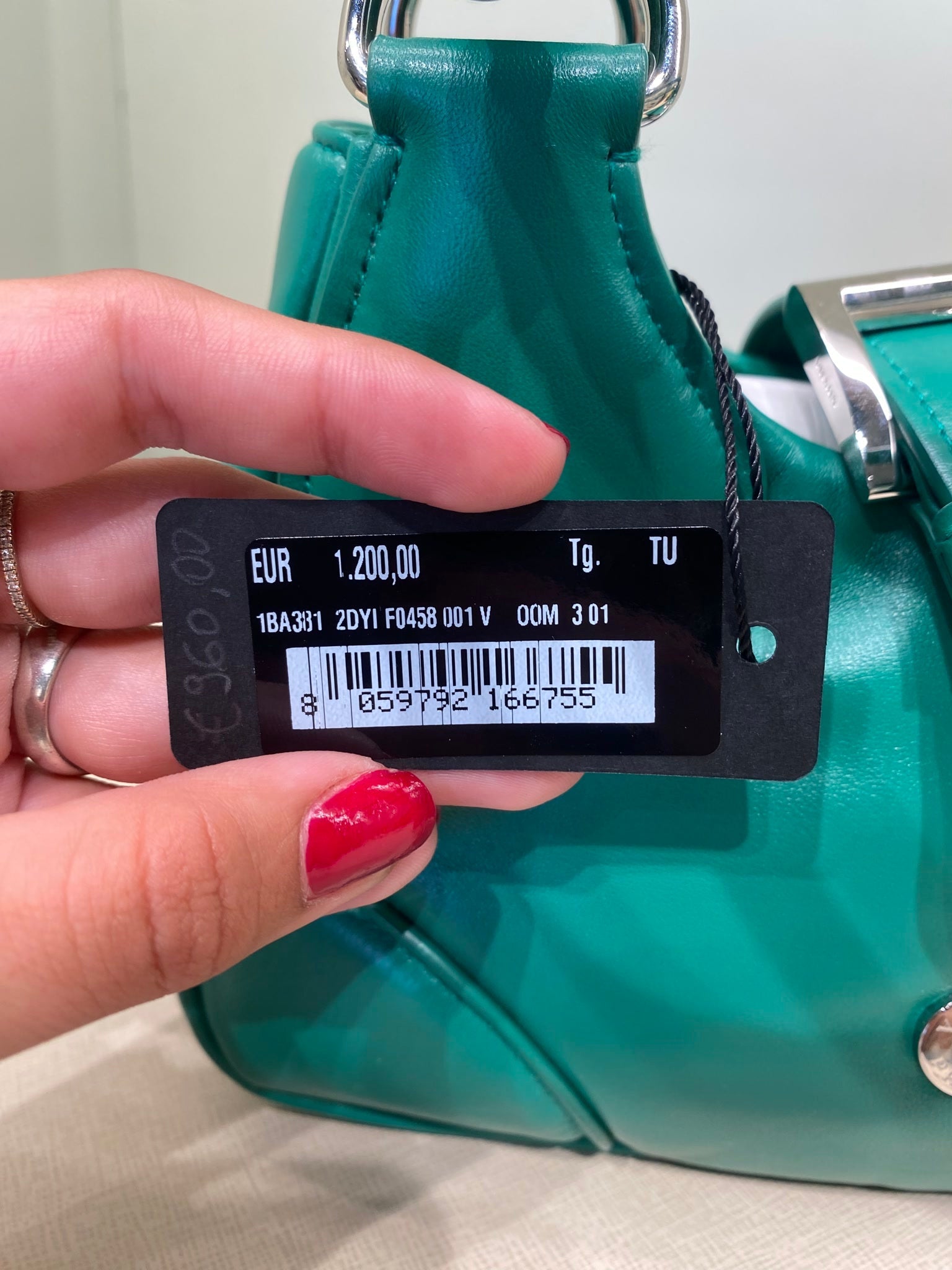 Prada Damska torebka typu worek 2DYI F0458 001 VPrada