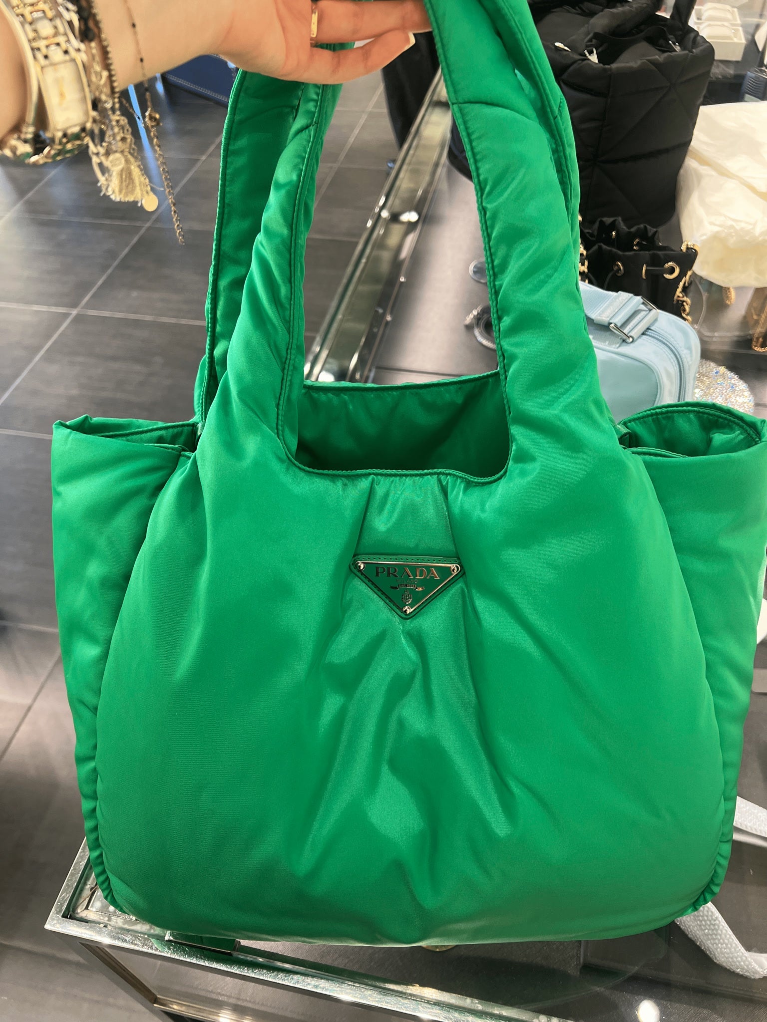 Prada Damska torebka zielonaPrada