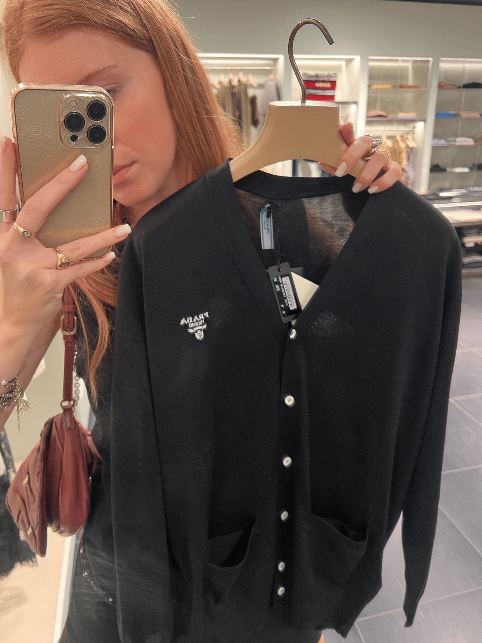 Prada Damski sweter czarnyPrada