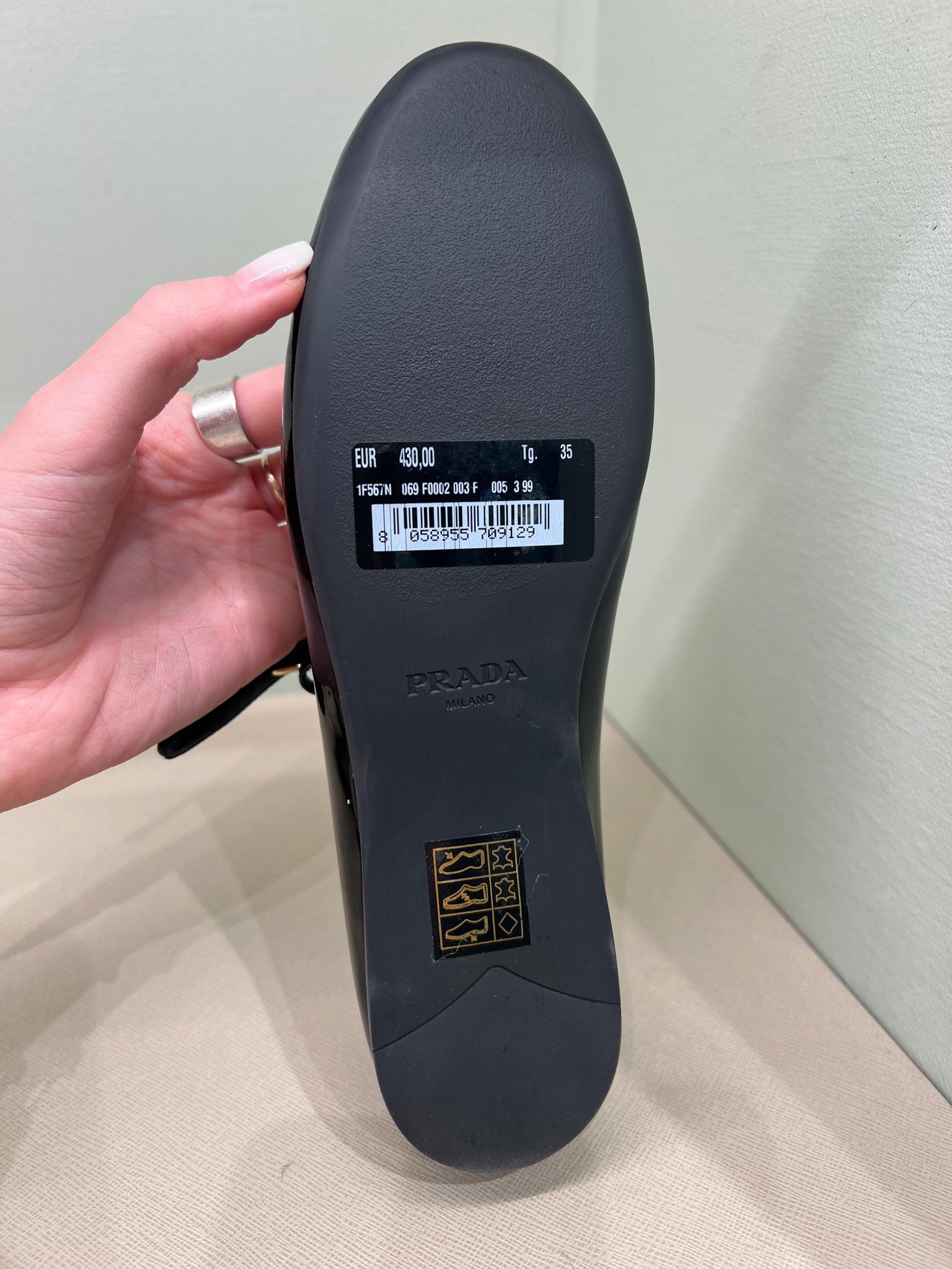 Prada Damskie buty skórzane czarnePrada