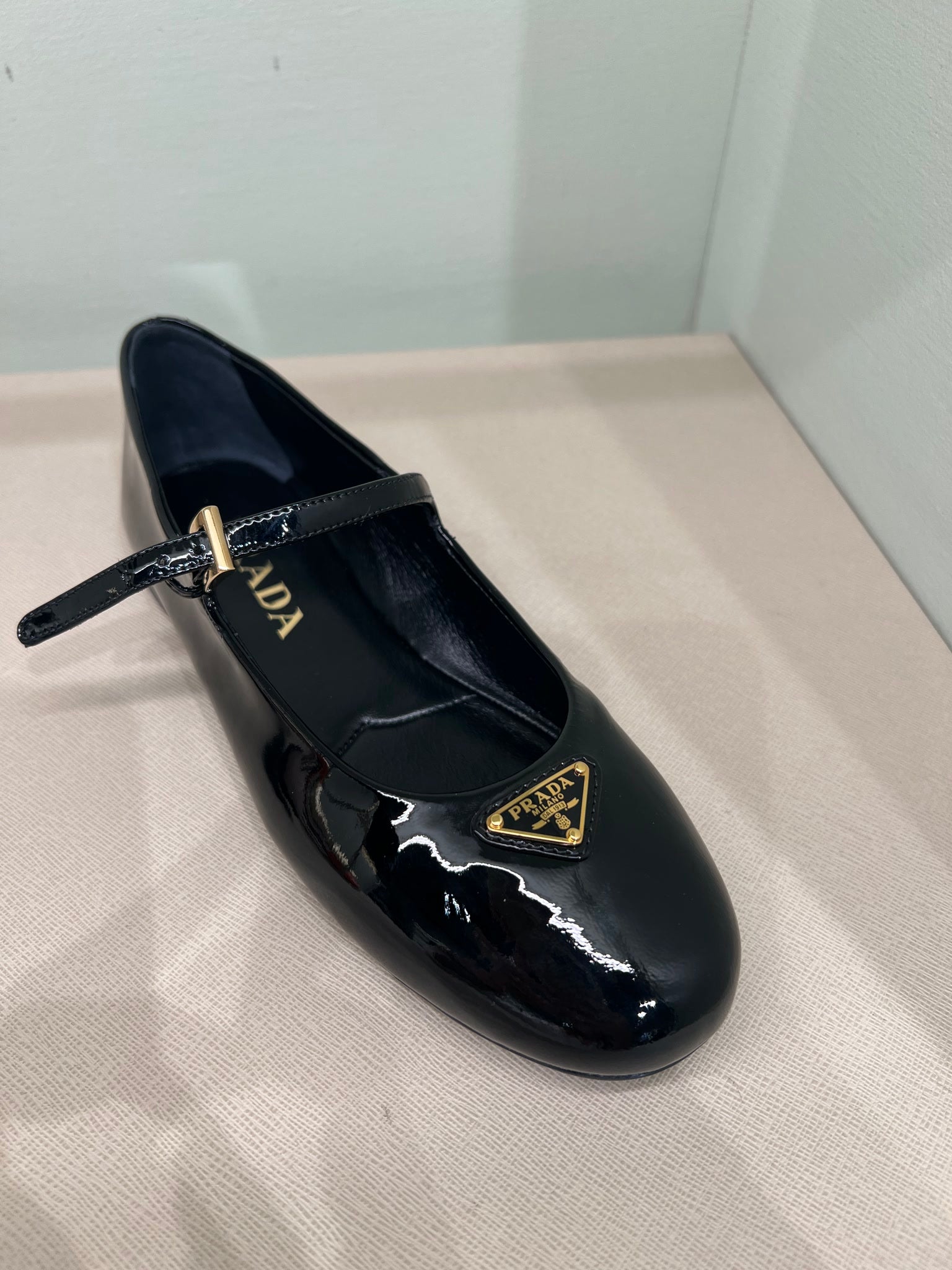 Prada Damskie buty skórzane czarnePrada