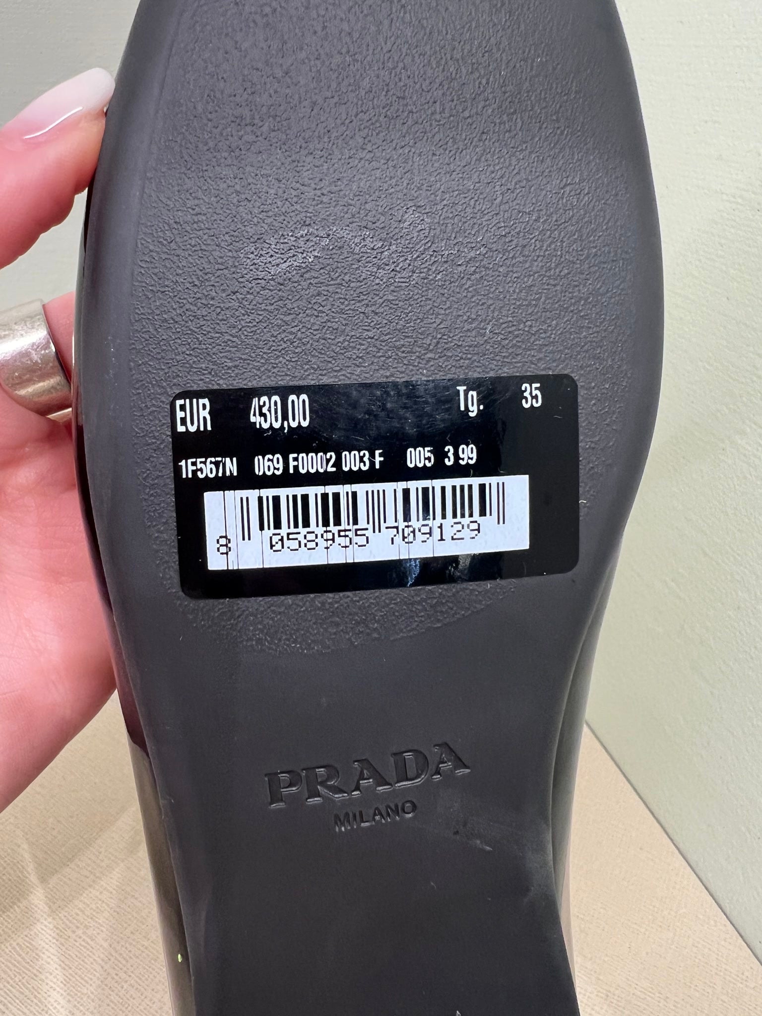 Prada Damskie buty skórzane czarnePrada