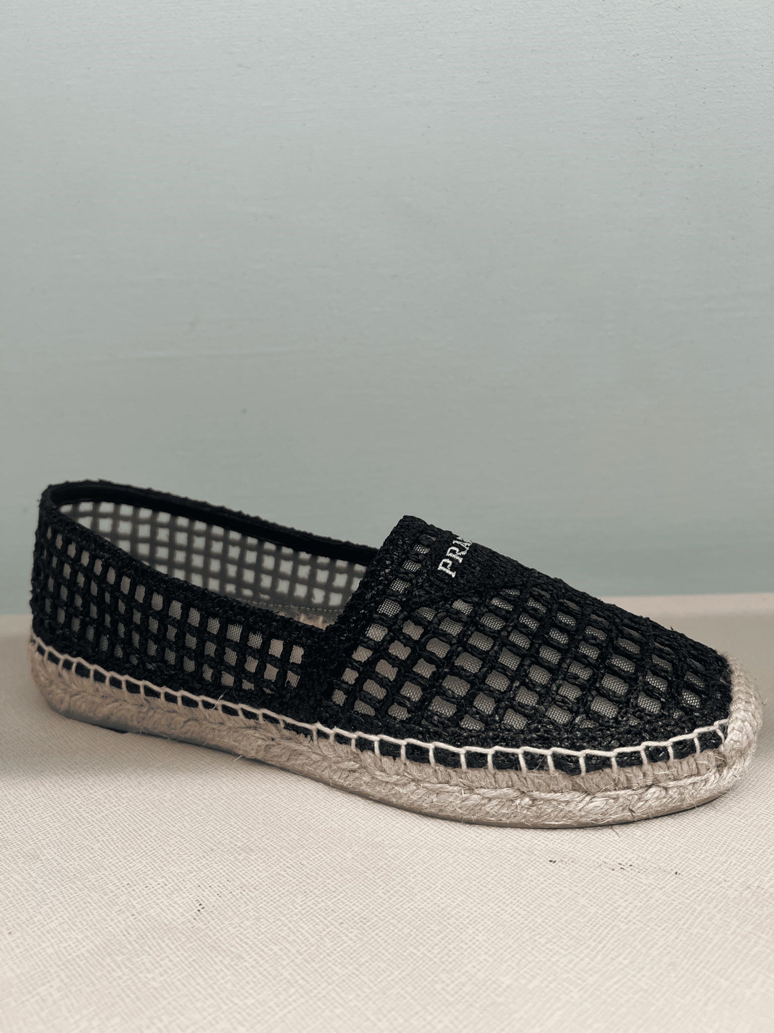 Prada Damskie espadryle czarnePrada
